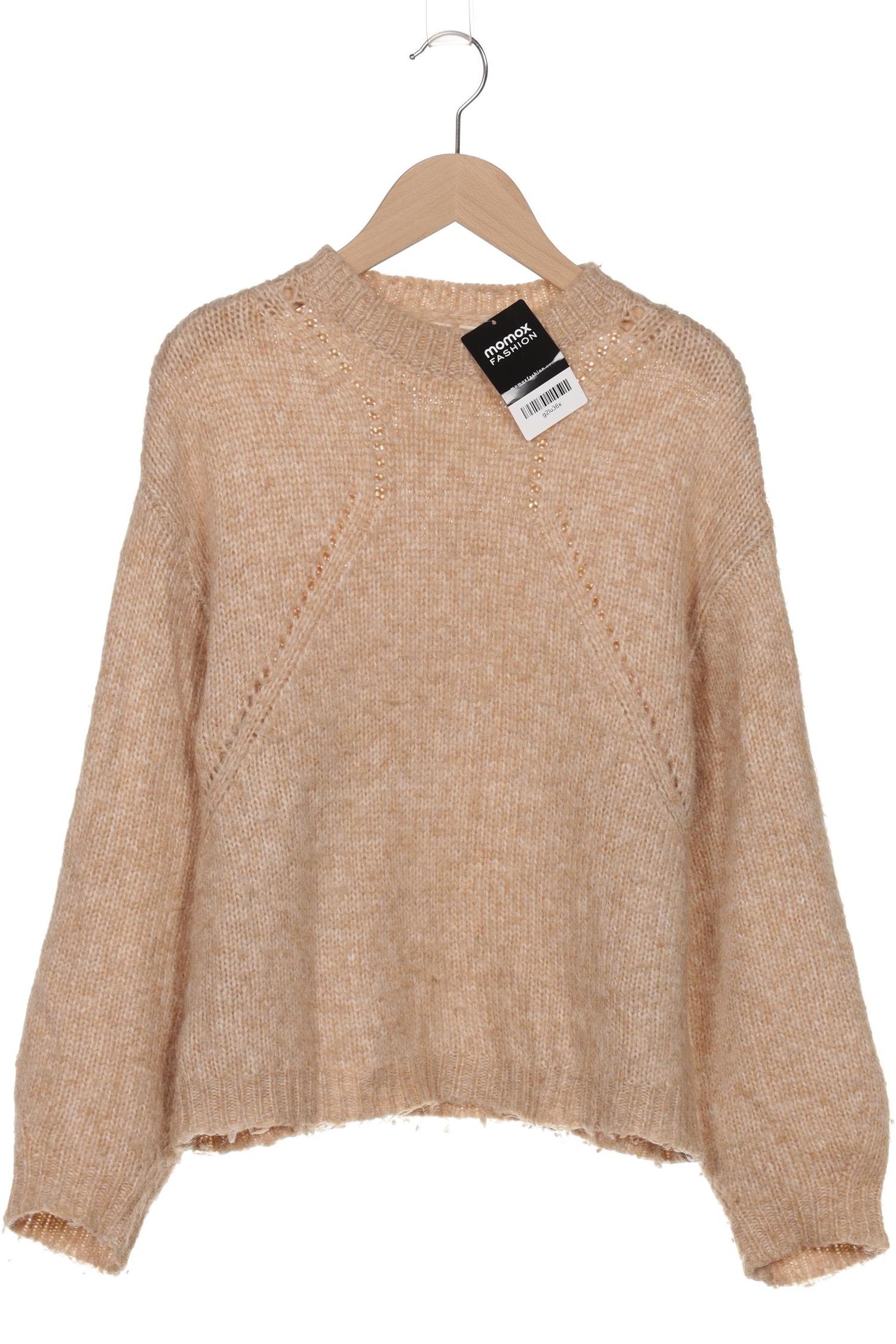 

Mango Damen Pullover, beige, Gr. 34