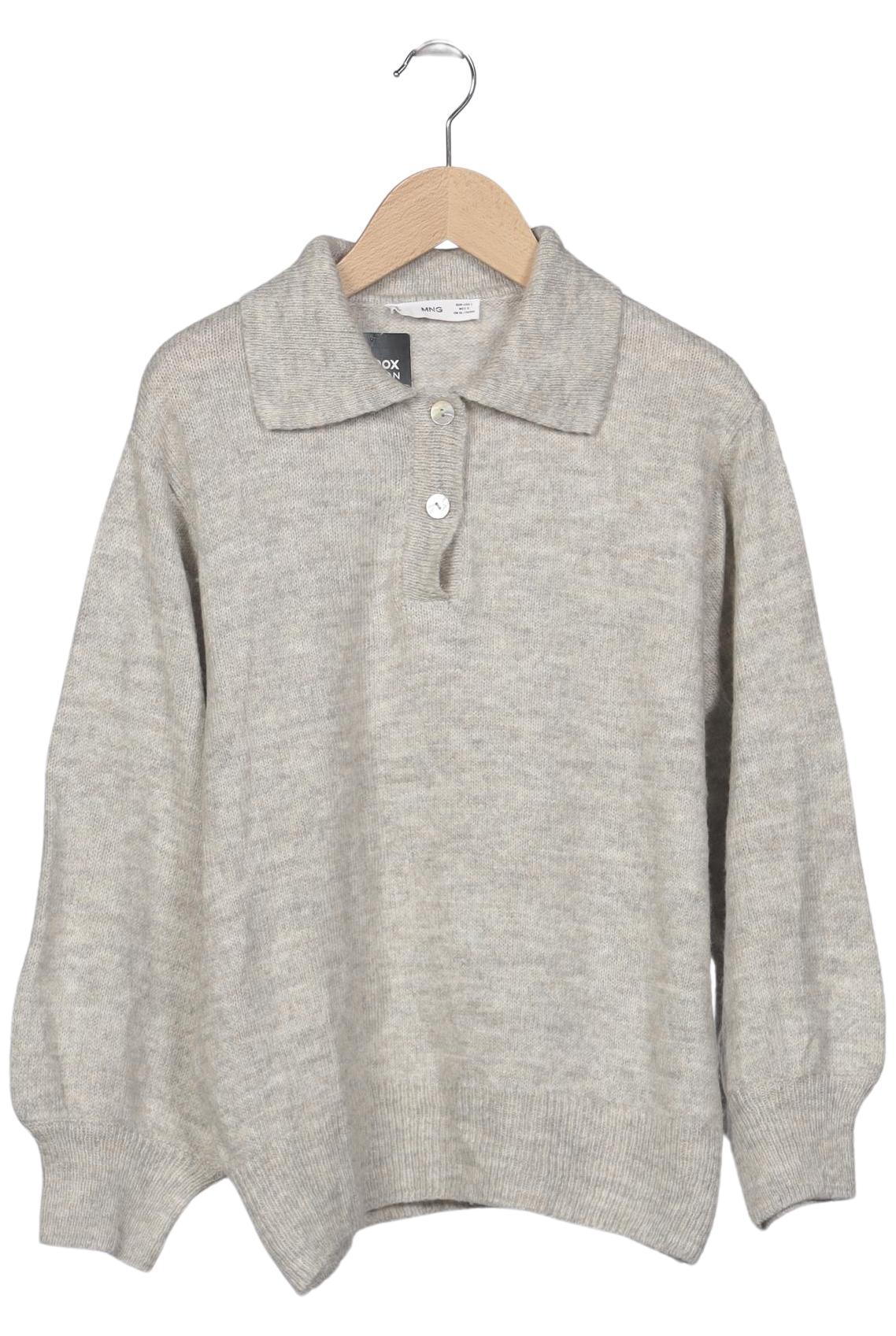 

Mango Damen Pullover, grau, Gr. 42