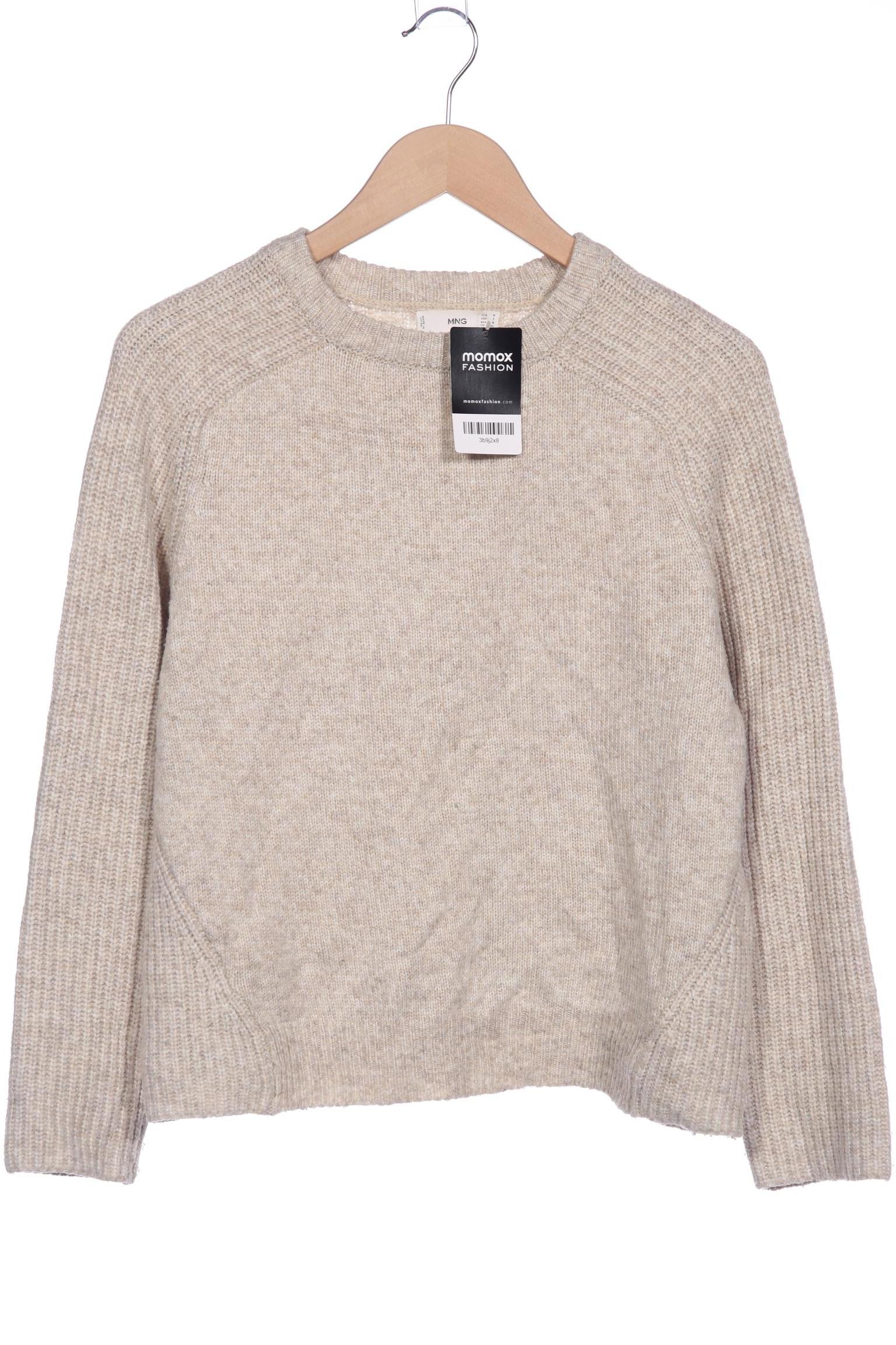 

Mango Damen Pullover, beige, Gr. 38