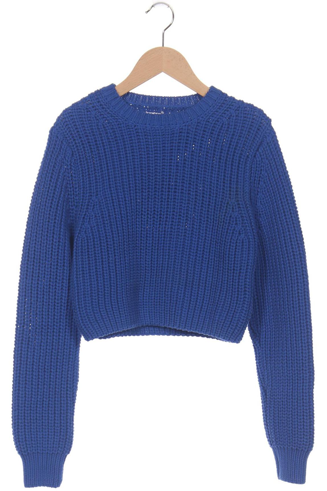 

Mango Damen Pullover, blau, Gr. 36