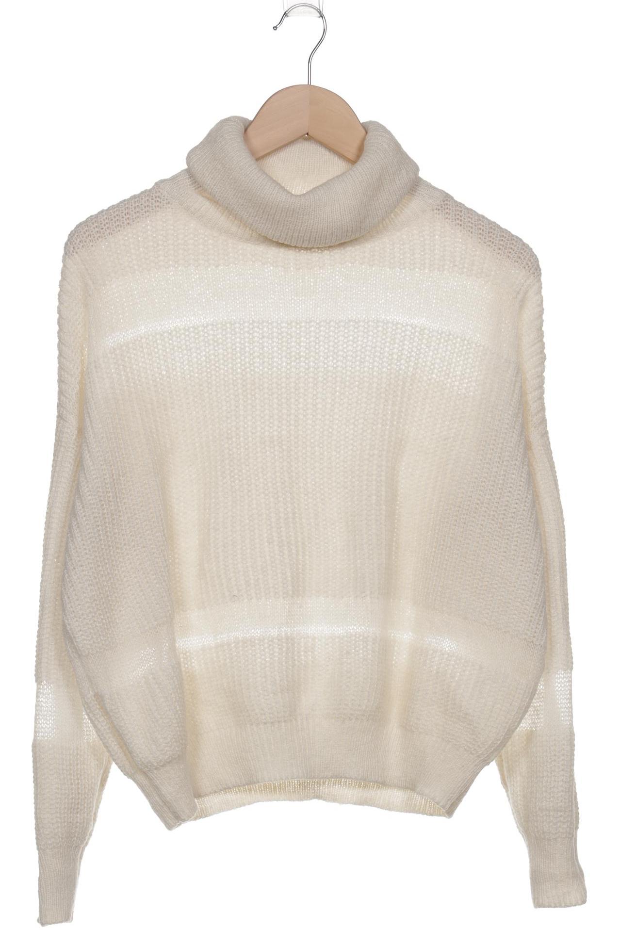 

Mango Damen Pullover, weiß, Gr. 38