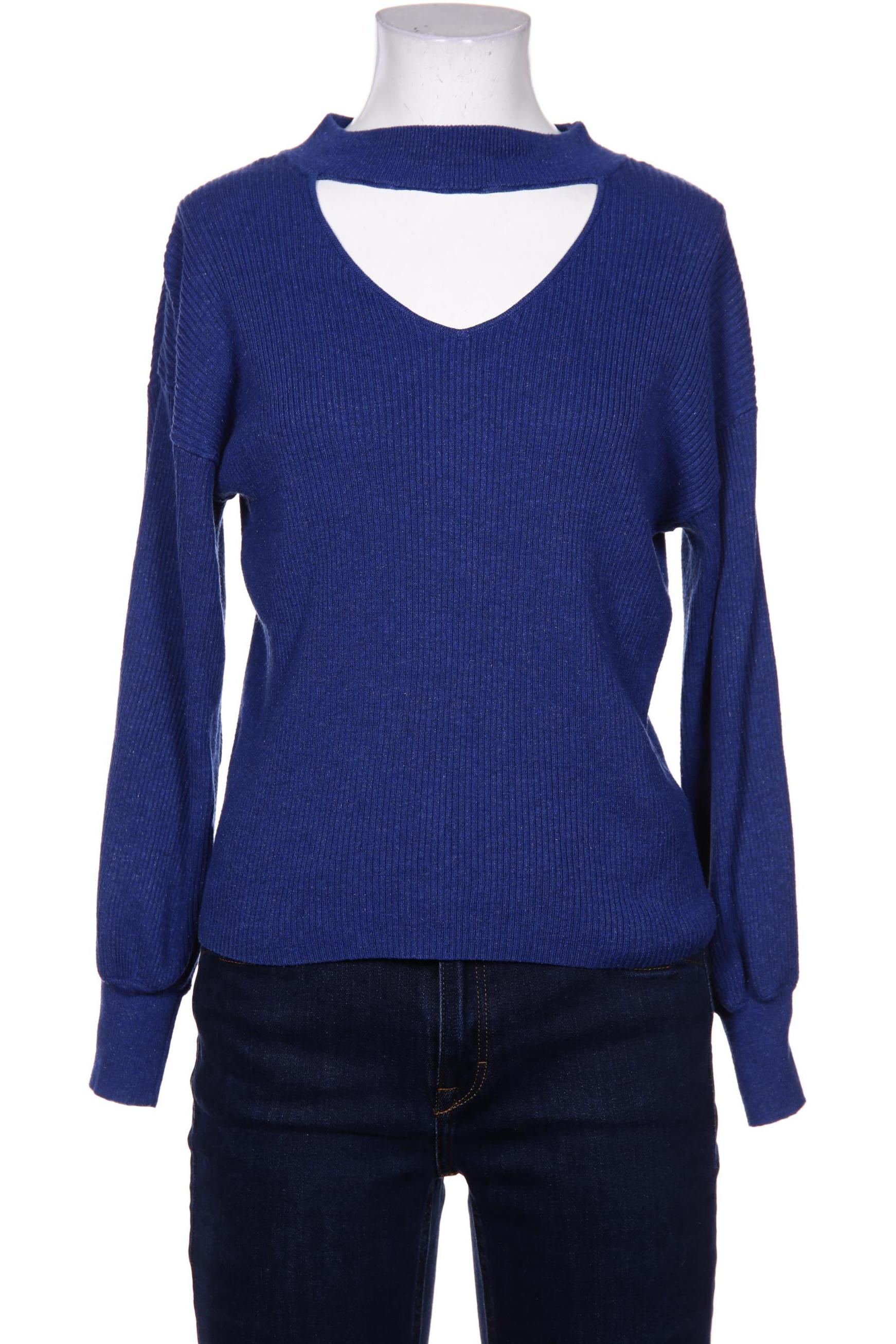 

Mango Damen Pullover, blau, Gr. 36