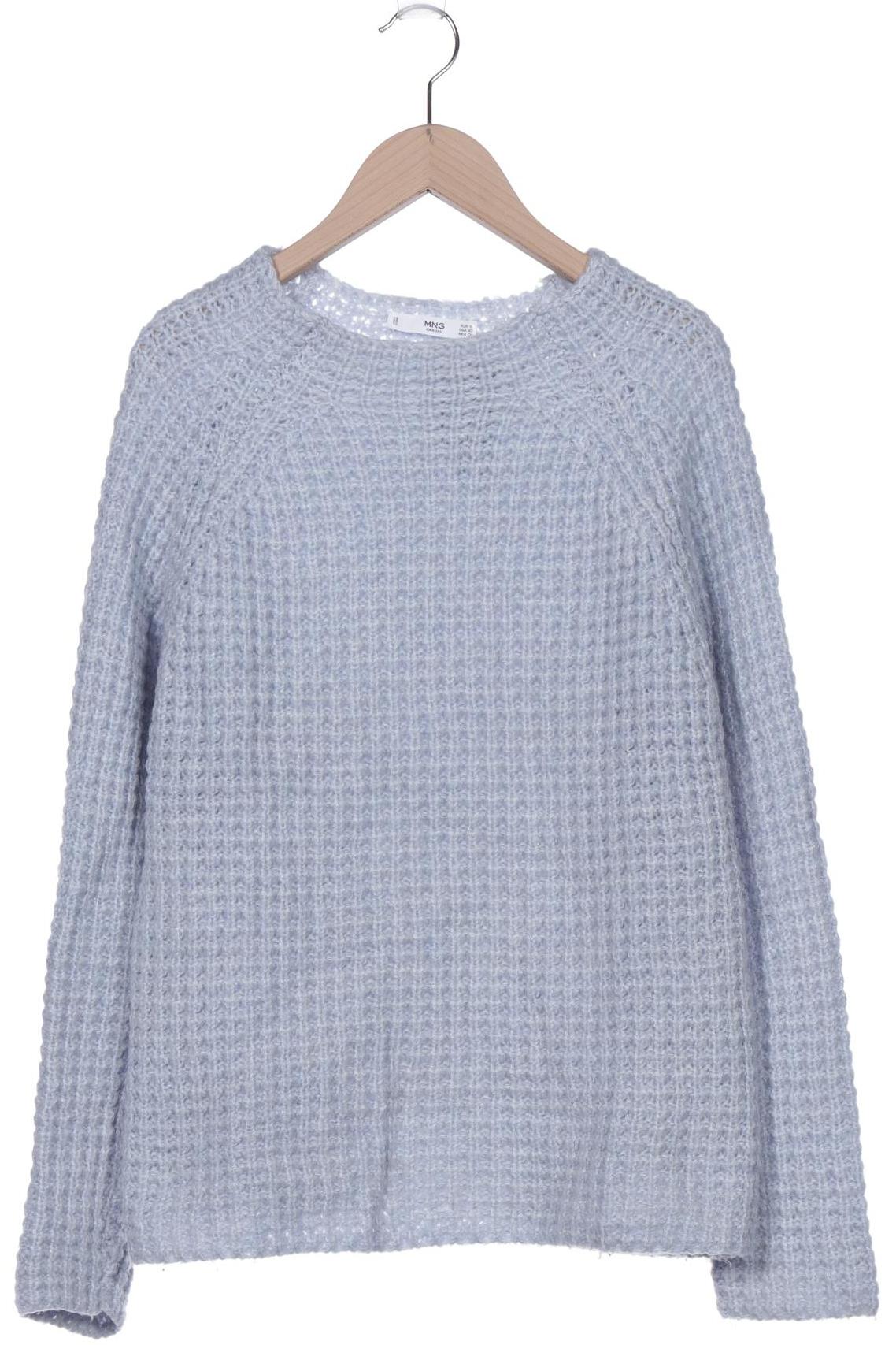 

Mango Damen Pullover, hellblau, Gr. 36