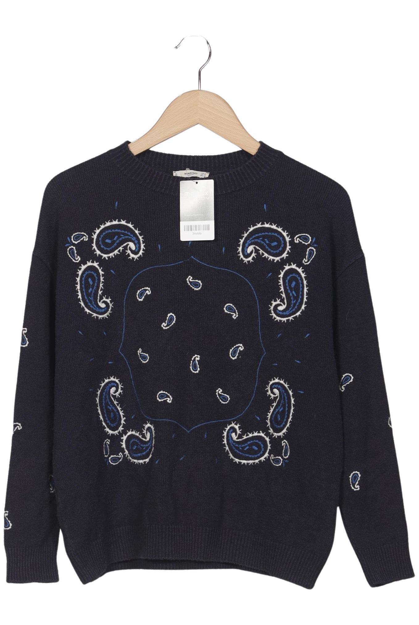 

Mango Damen Pullover, marineblau, Gr. 36