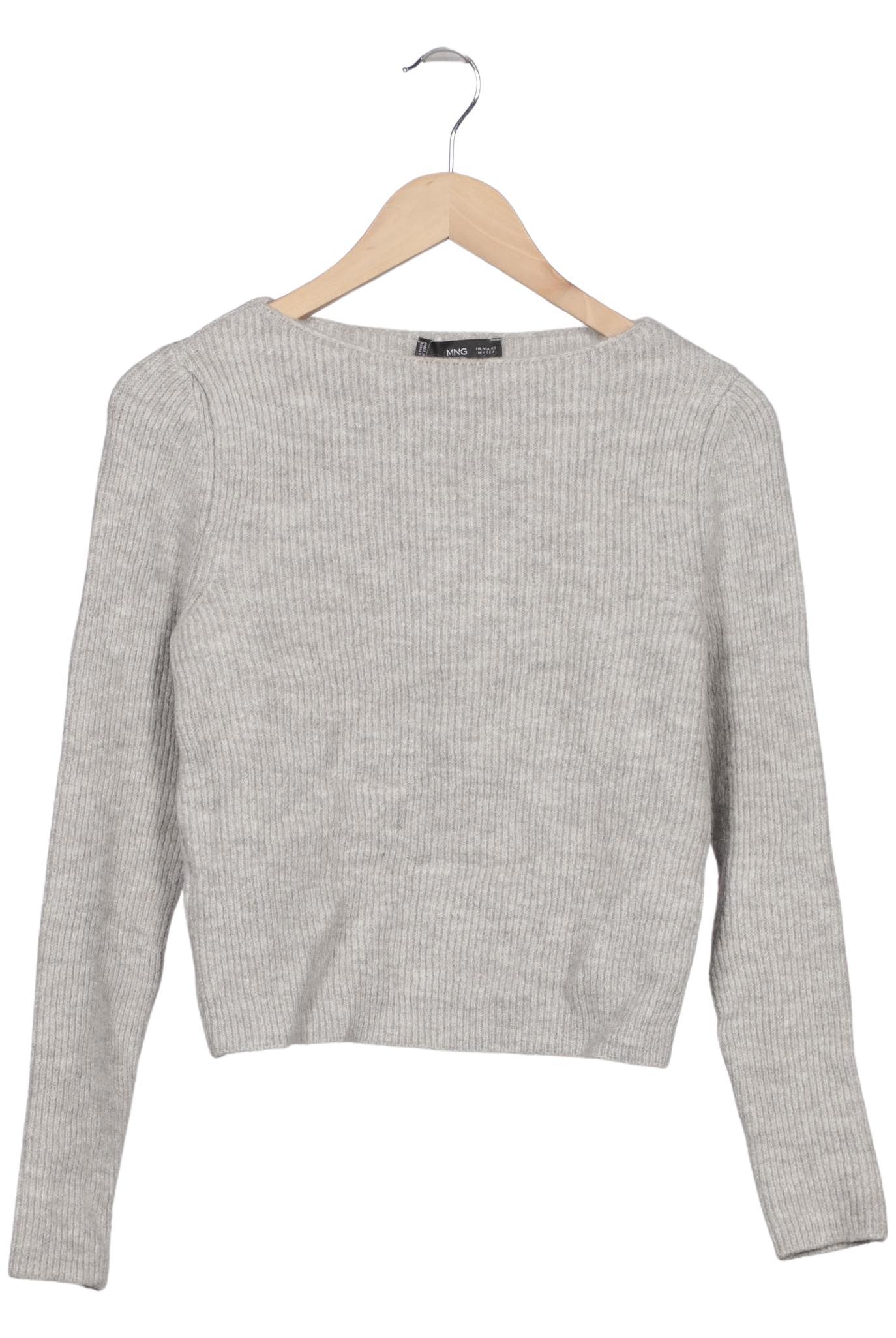 

Mango Damen Pullover, grau, Gr. 34