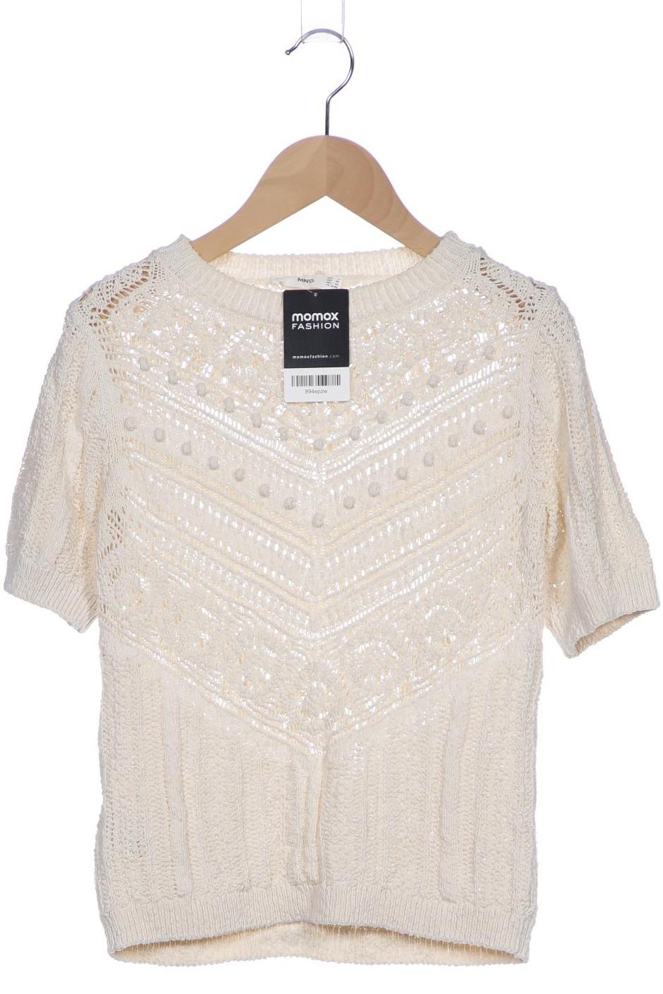 

Mango Damen Pullover, beige, Gr. 36