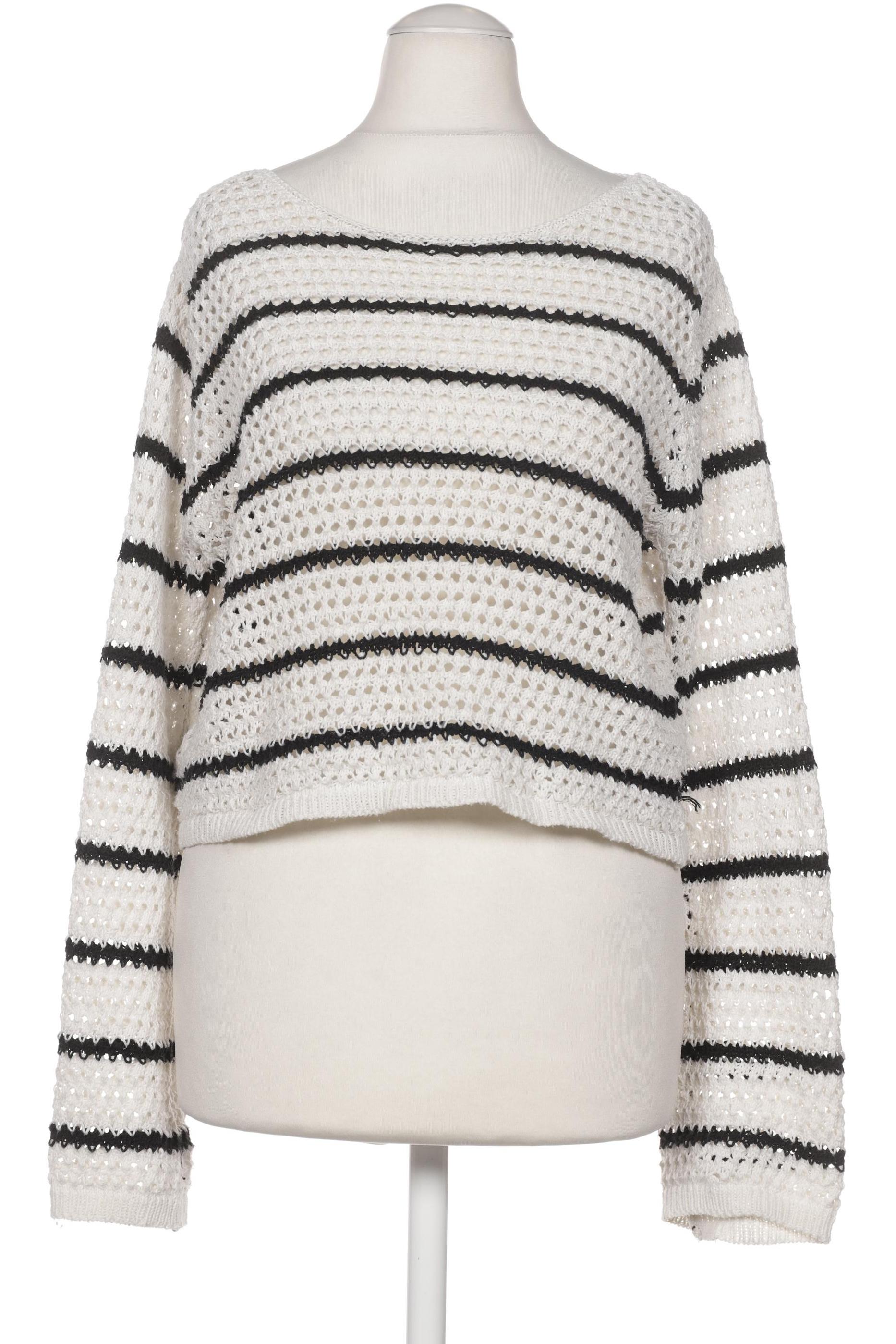 

Mango Damen Pullover, weiß, Gr. 36