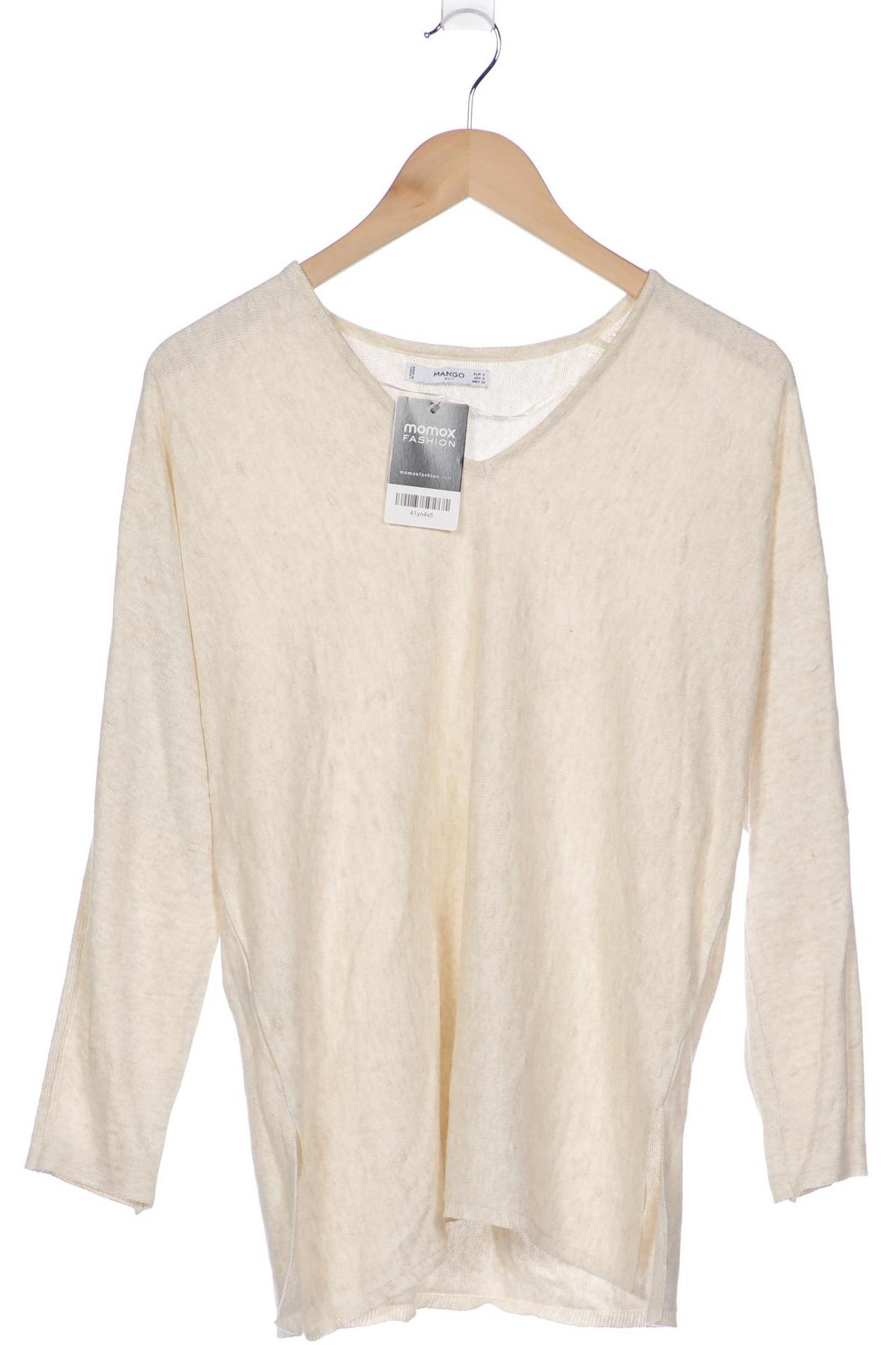 

MANGO Damen Pullover, cremeweiß