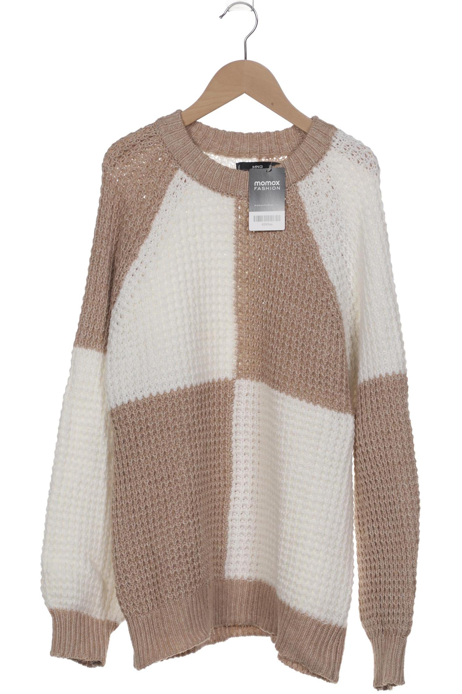 

Mango Damen Pullover, beige, Gr. 38