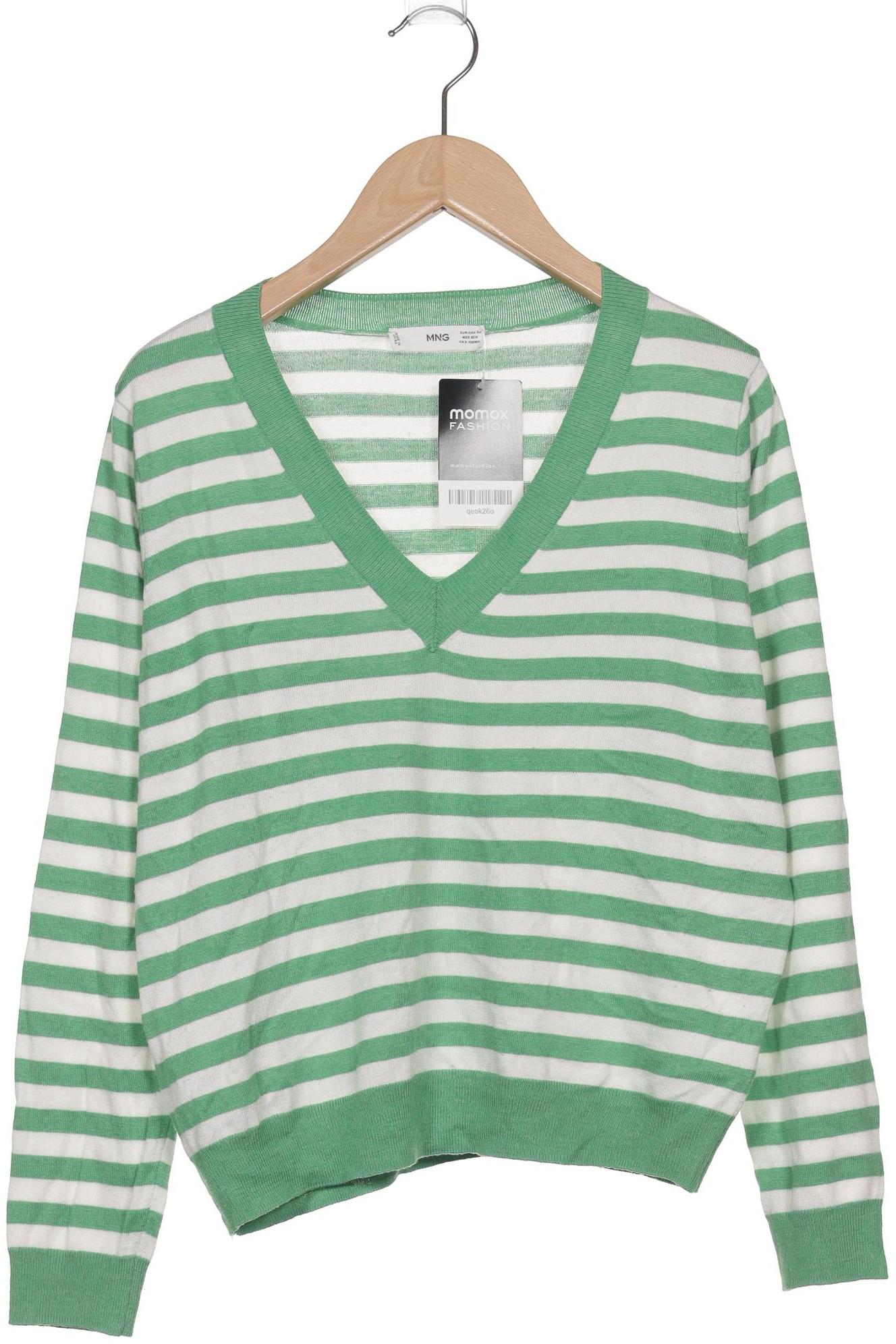 

Mango Damen Pullover, grün, Gr. 34