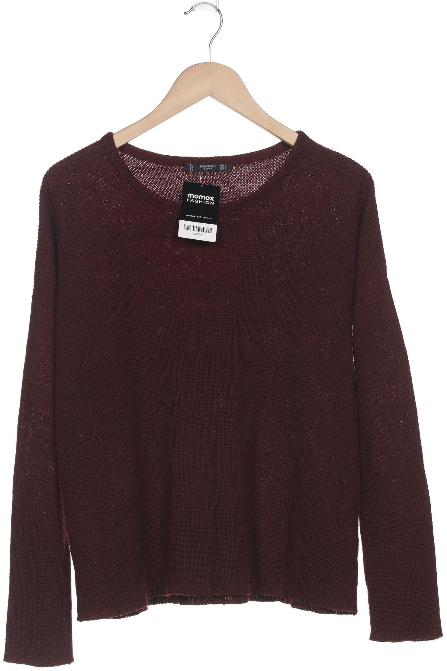 

Mango Damen Pullover, bordeaux, Gr. 38