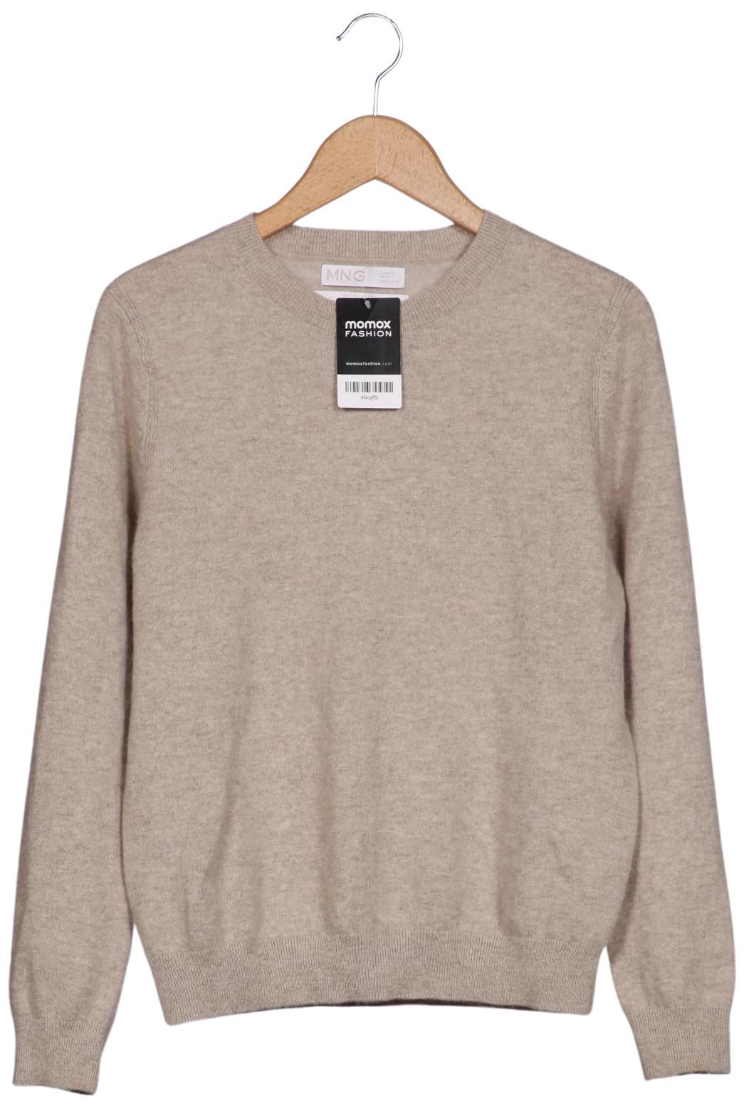 

Mango Damen Pullover, beige, Gr. 38