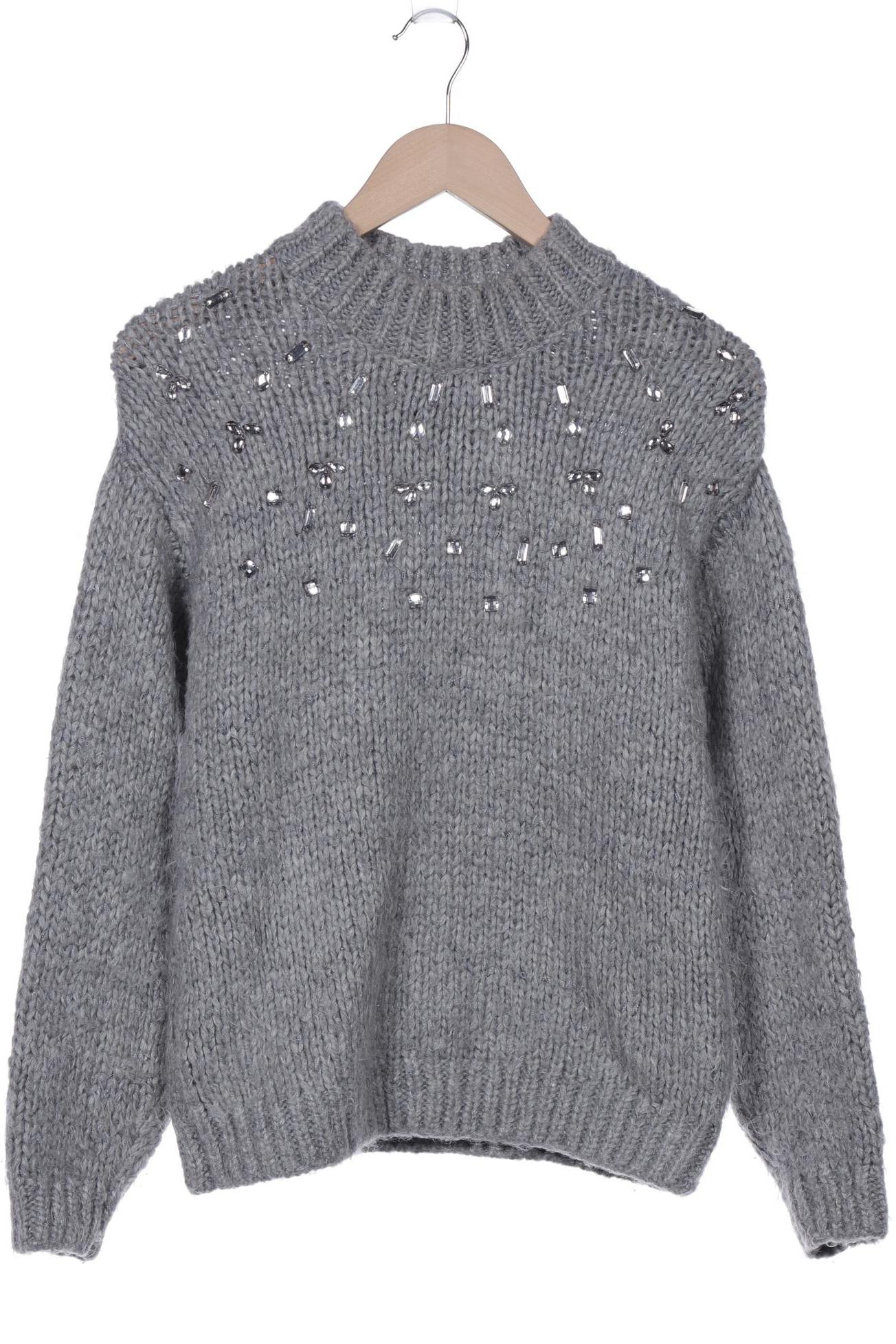 

Mango Damen Pullover, grau, Gr. 34