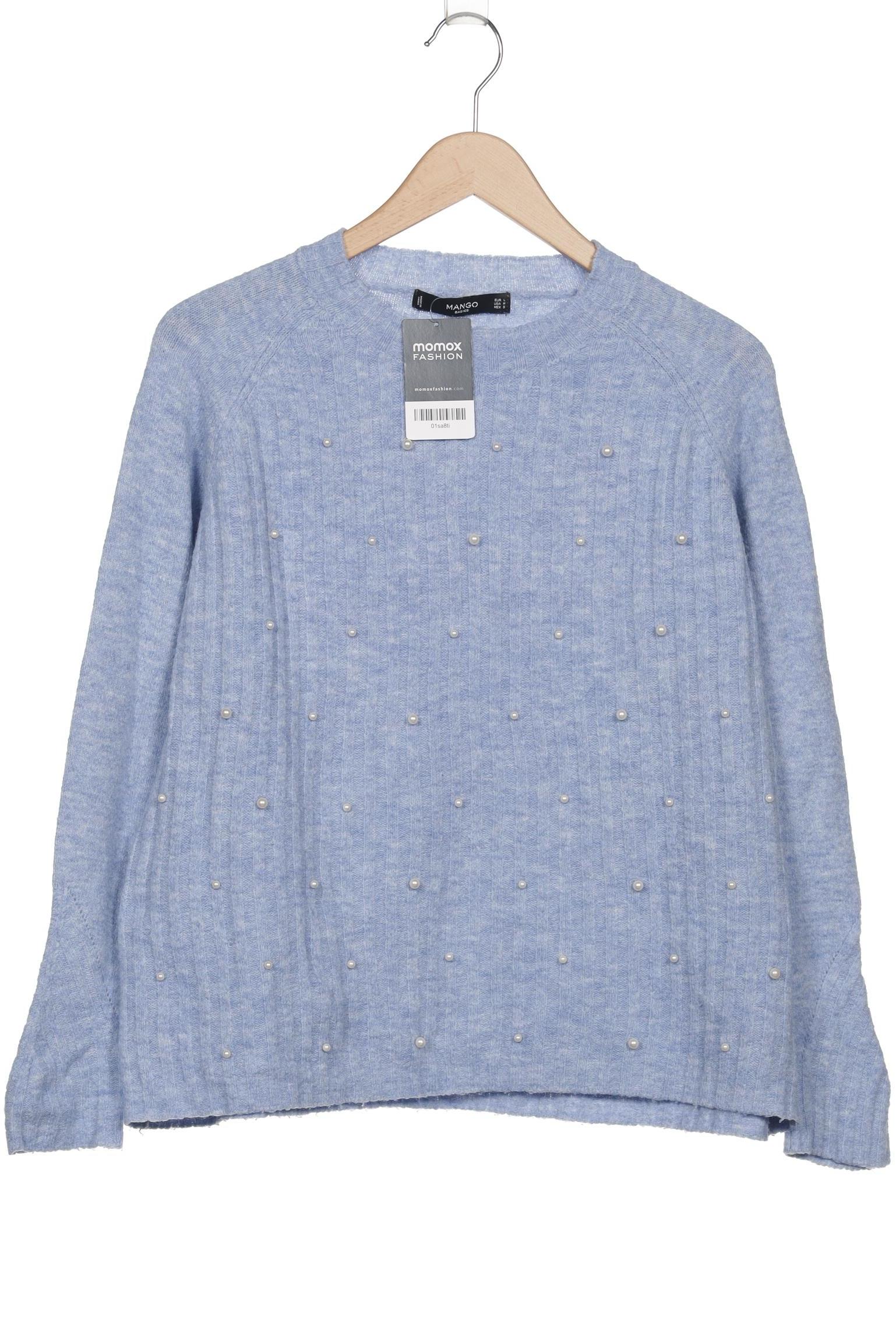 

Mango Damen Pullover, hellblau, Gr. 42