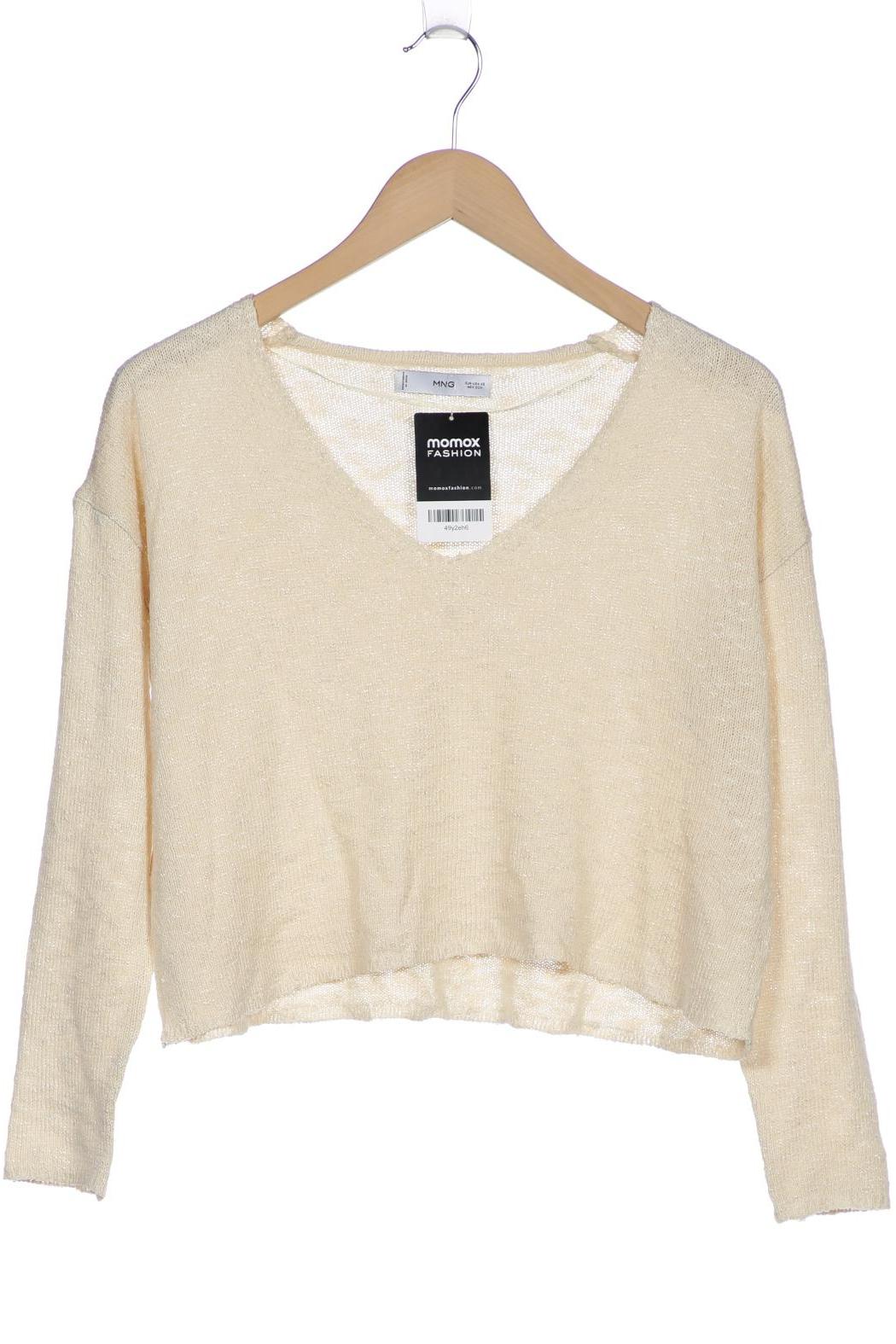 

MANGO Damen Pullover, cremeweiß