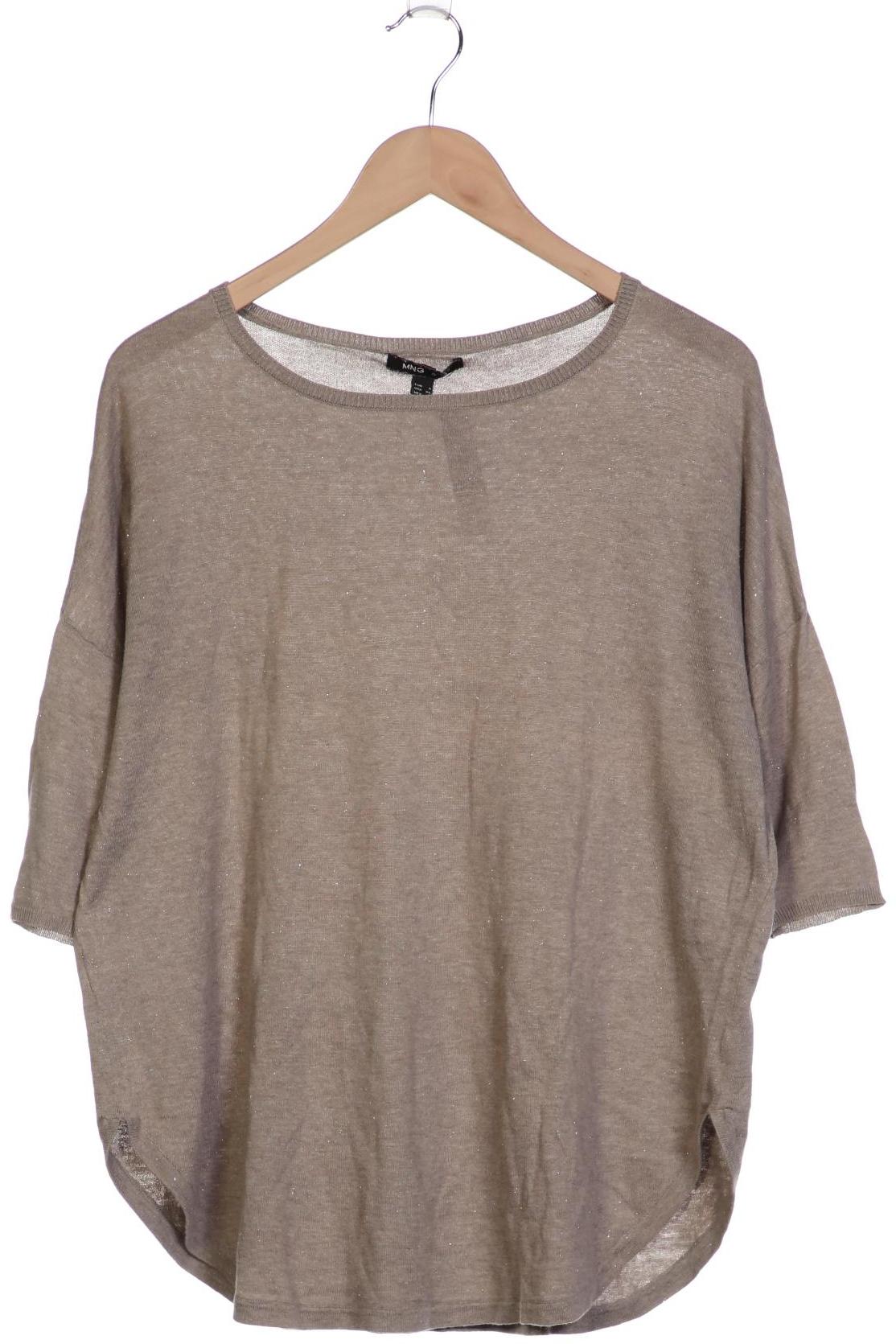 

Mango Damen Pullover, beige, Gr. 36