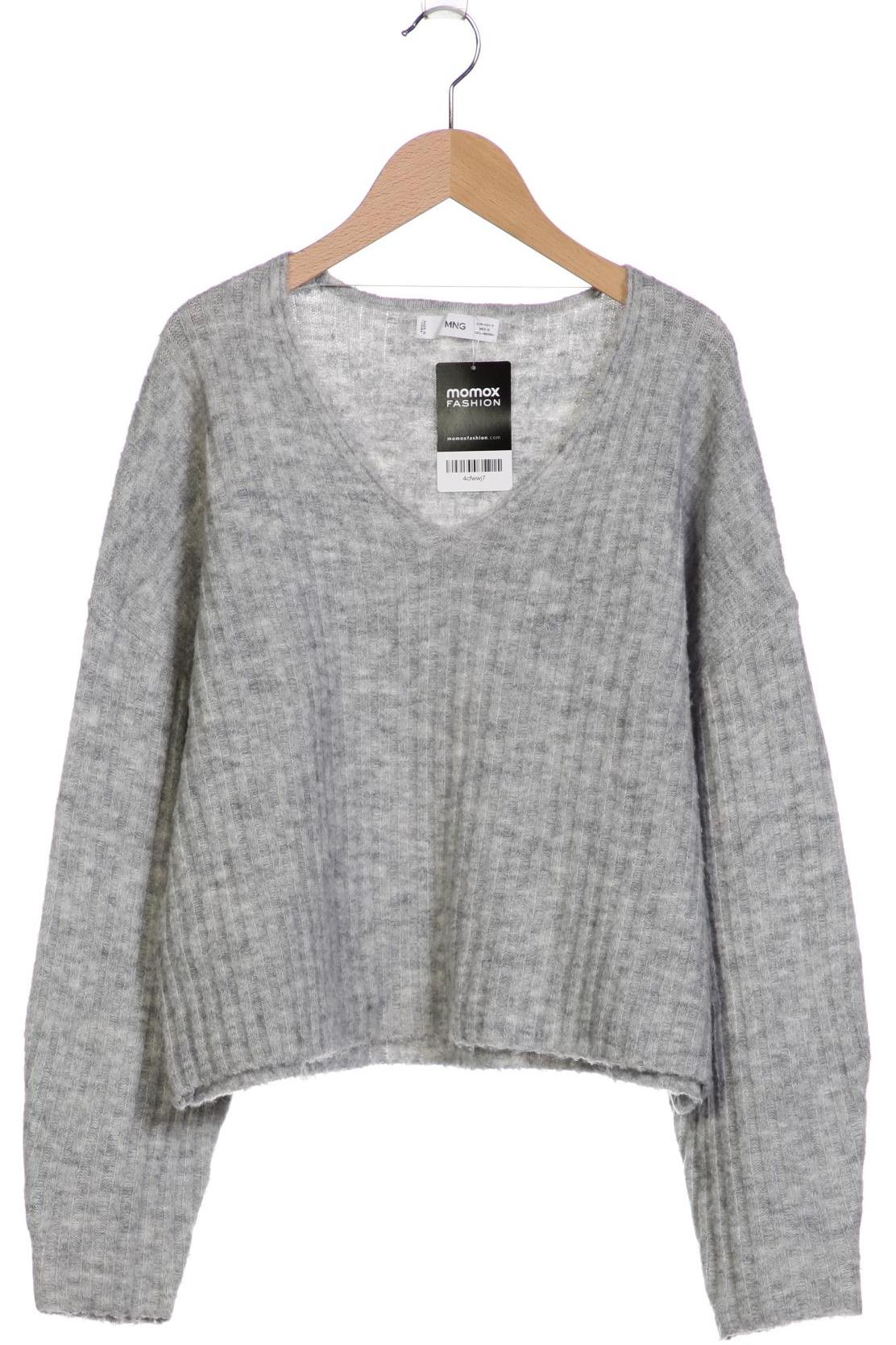 

Mango Damen Pullover, grau, Gr. 38