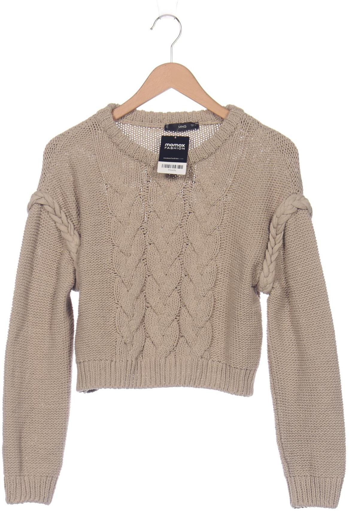 

Mango Damen Pullover, beige, Gr. 38