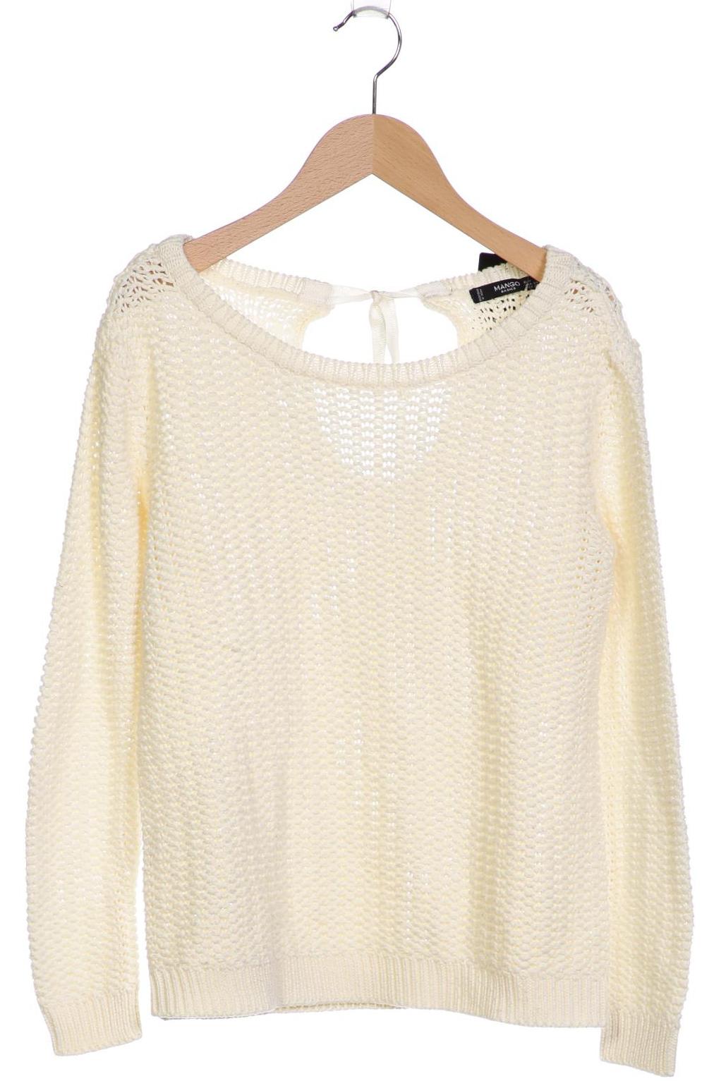 

Mango Damen Pullover, cremeweiß, Gr. 36