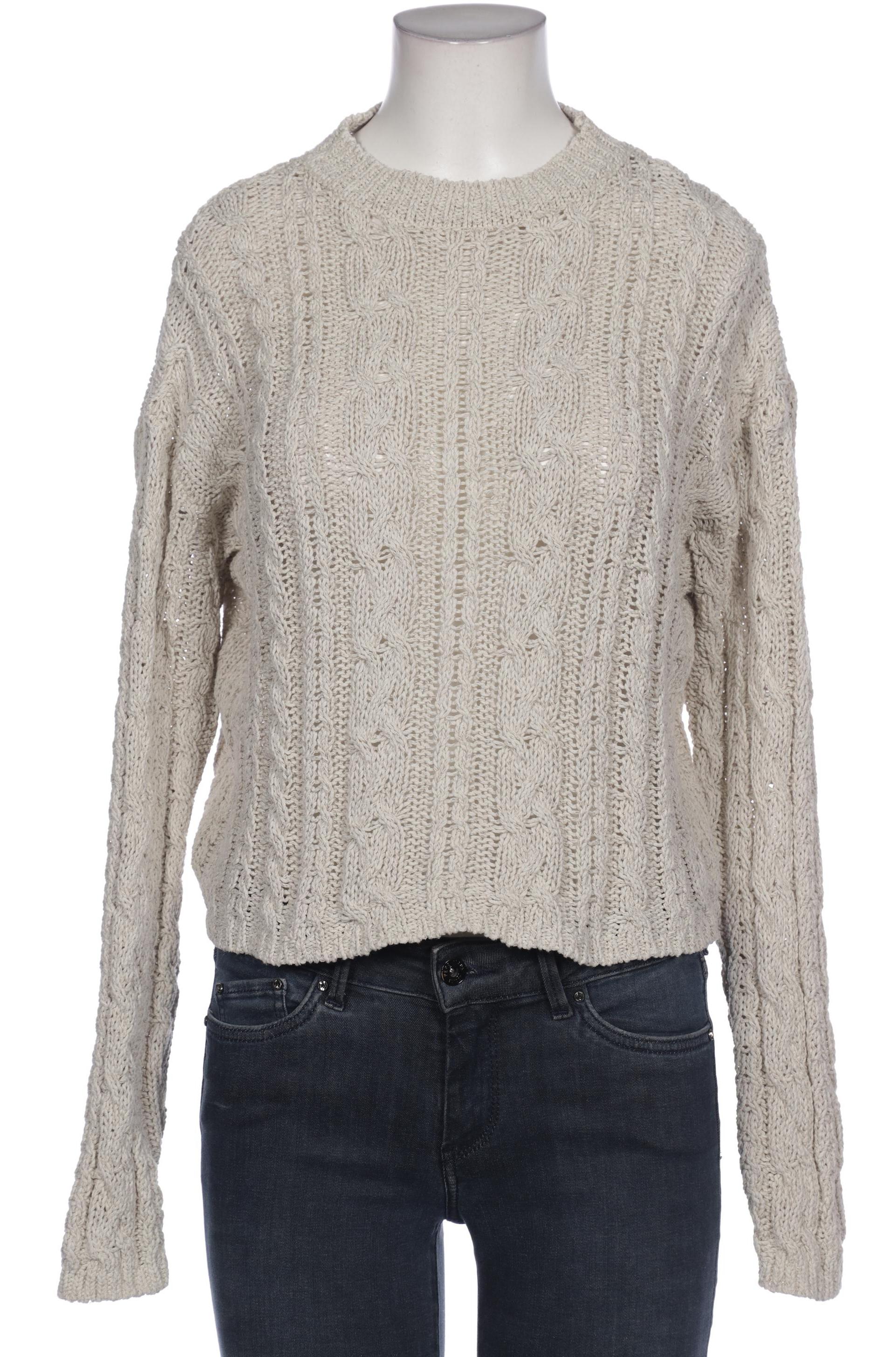 

Mango Damen Pullover, beige, Gr. 36