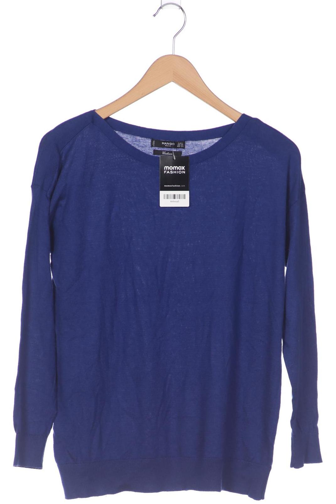 

Mango Damen Pullover, blau, Gr. 36