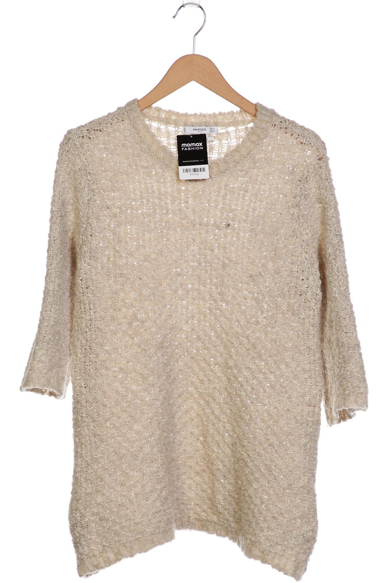 

Mango Damen Pullover, beige, Gr. 38