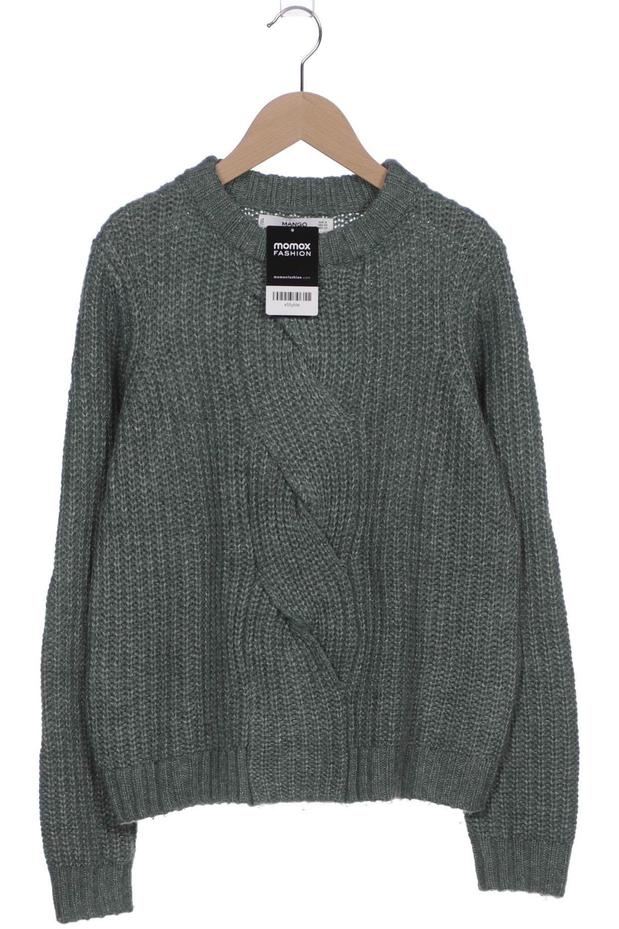 

Mango Damen Pullover, grün, Gr. 36