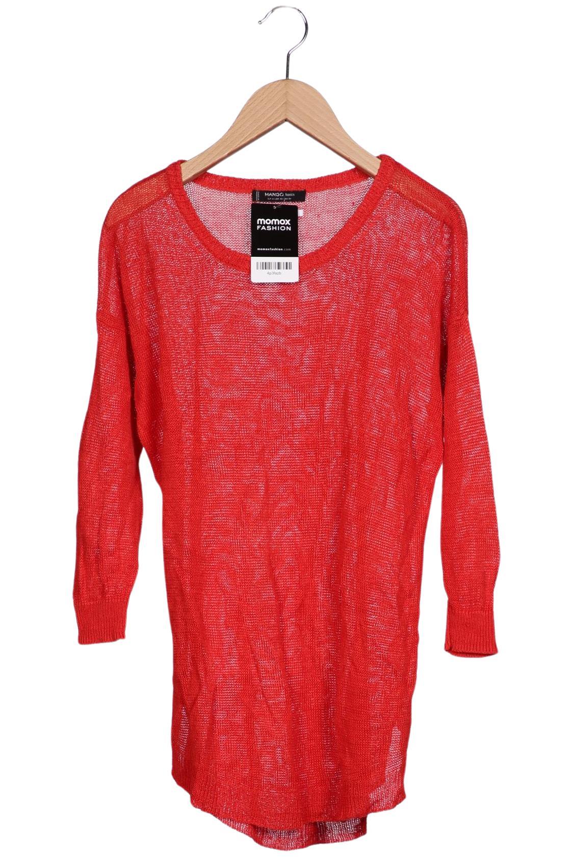 

Mango Damen Pullover, rot, Gr. 36
