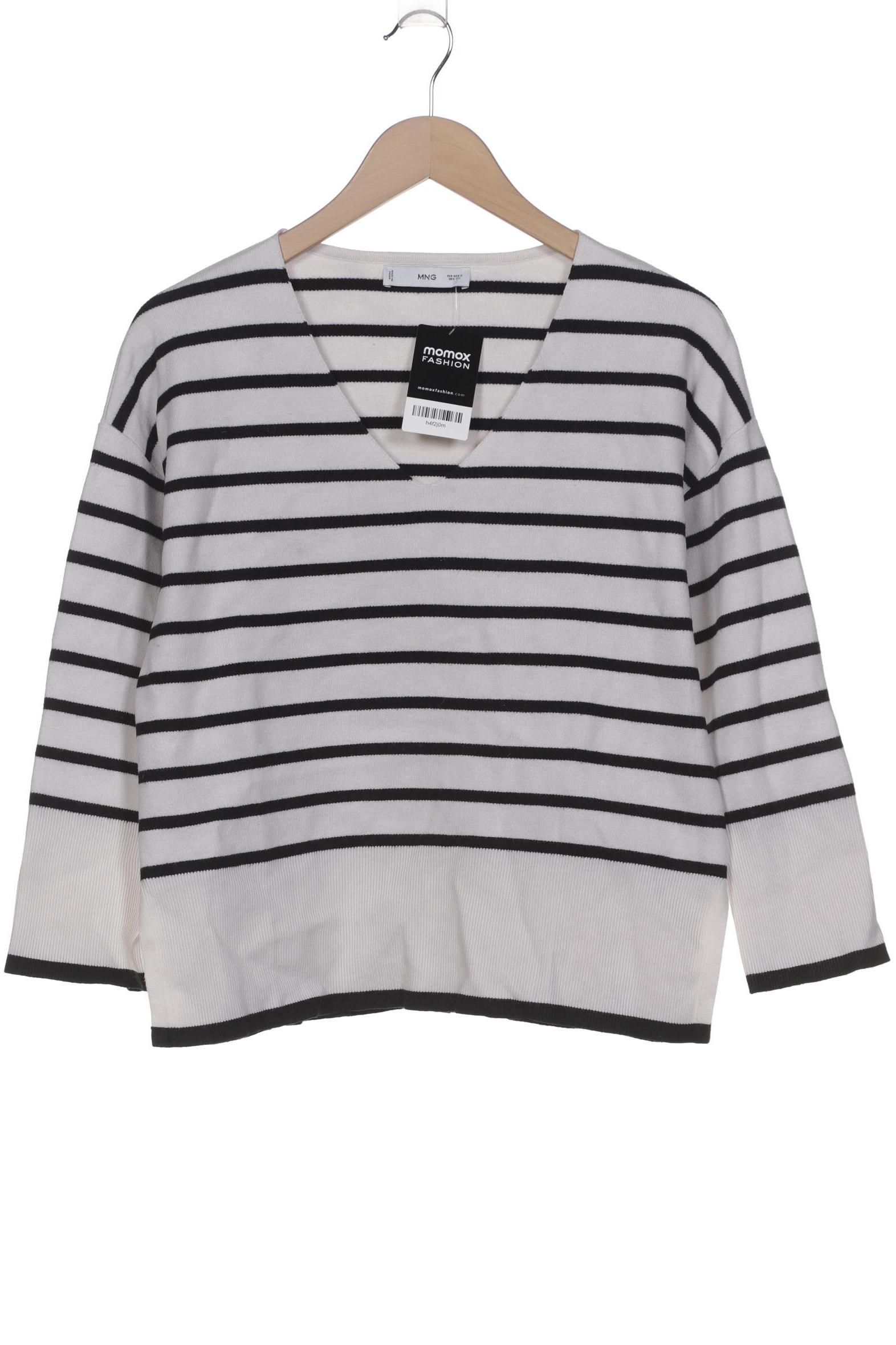 

Mango Damen Pullover, weiß, Gr. 36