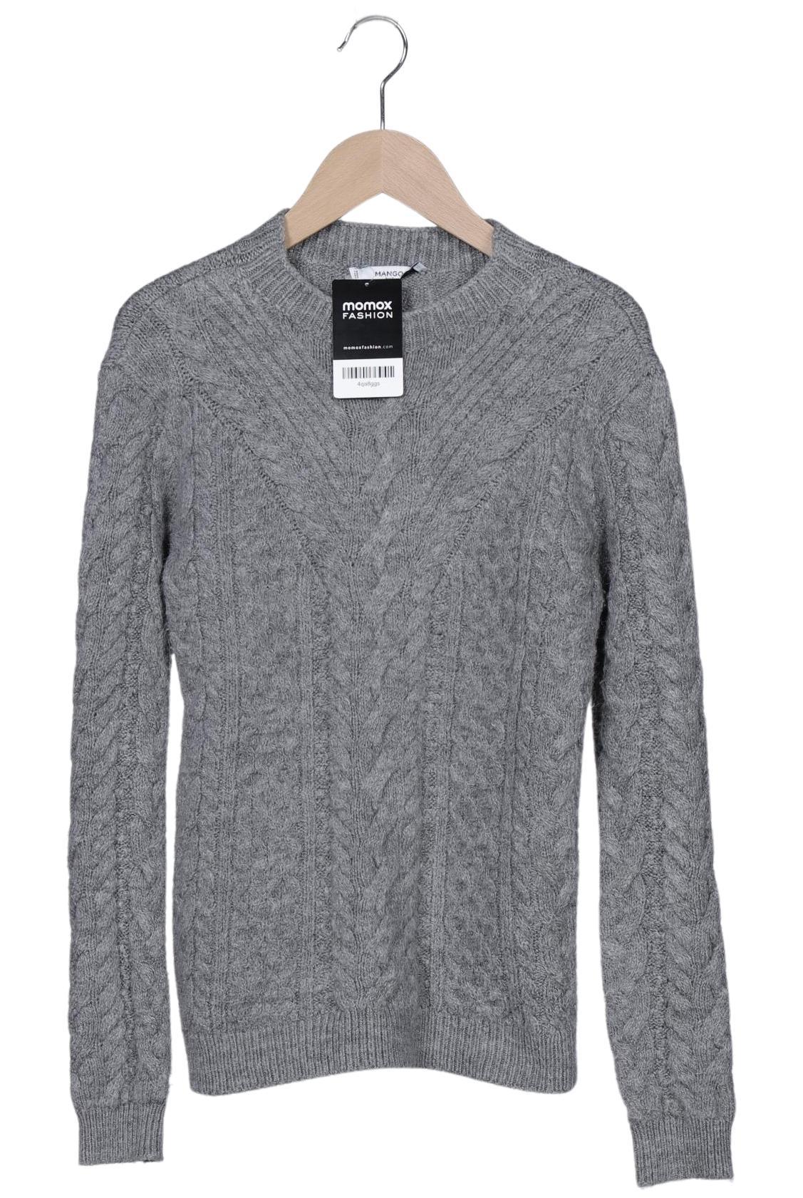 

Mango Damen Pullover, grau, Gr. 36
