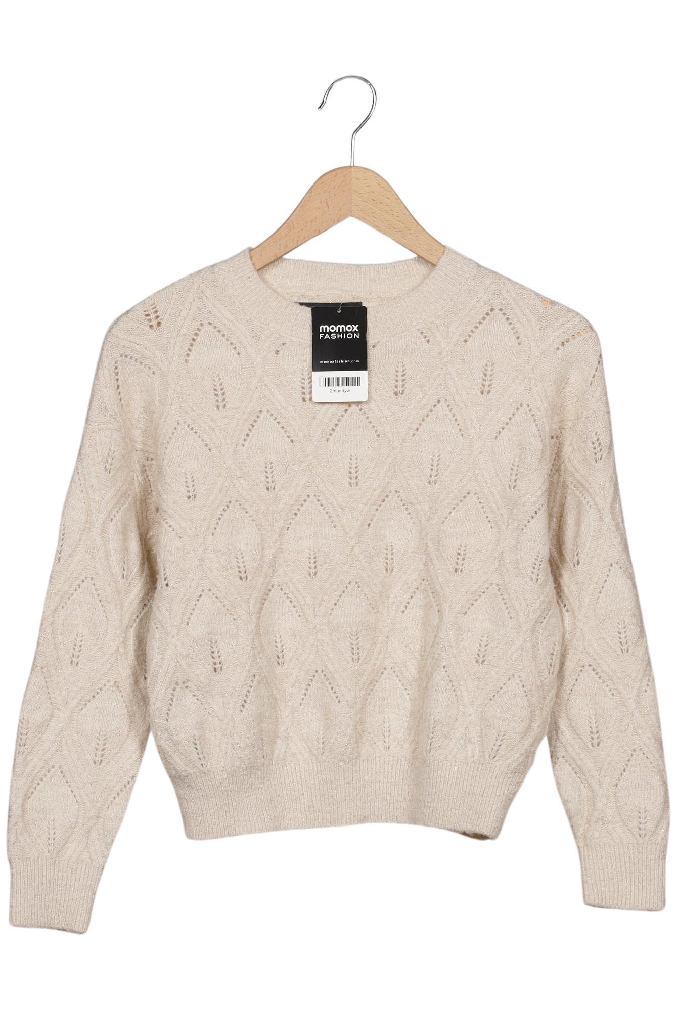 

Mango Damen Pullover, beige, Gr. 34