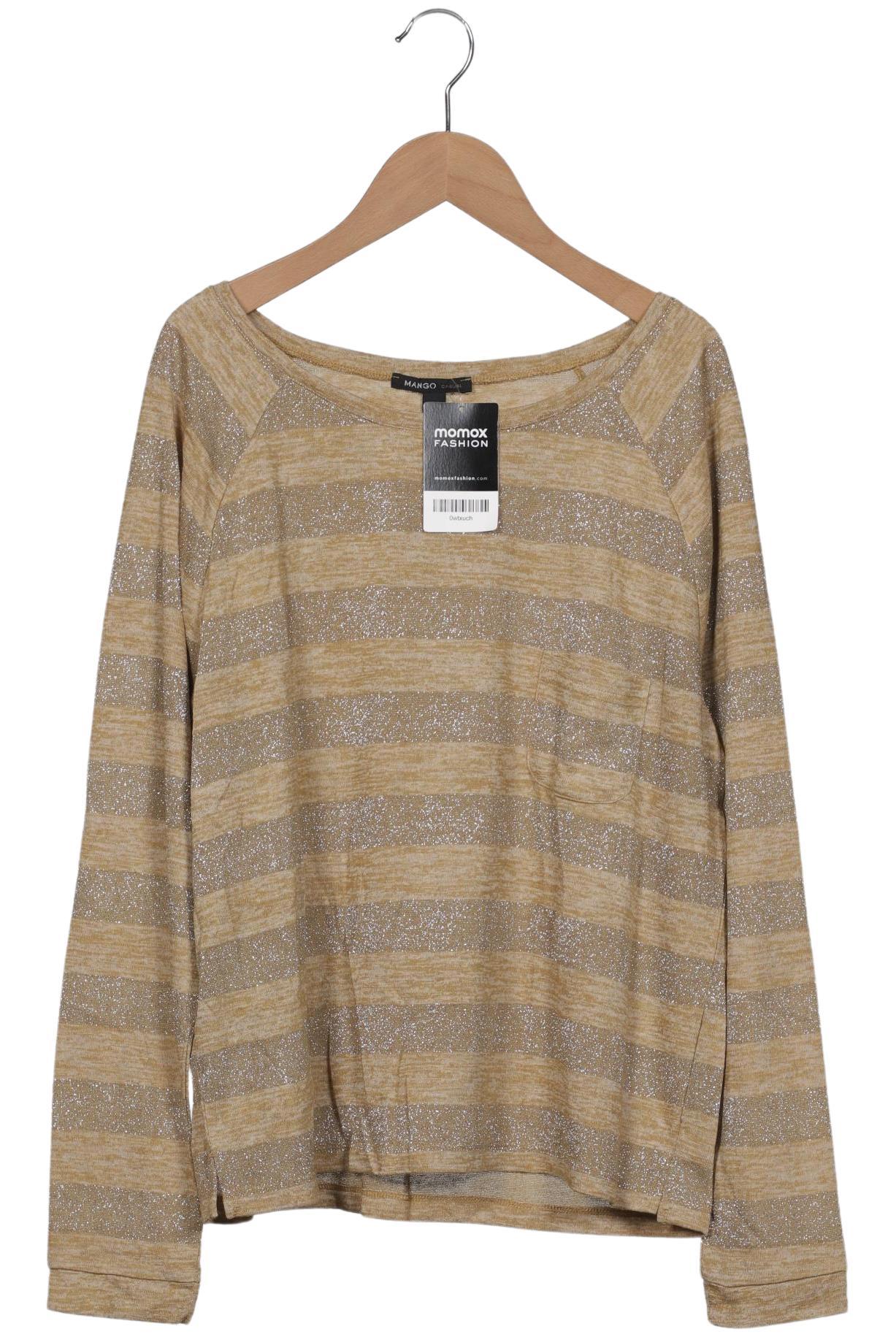 

Mango Damen Pullover, beige, Gr. 44