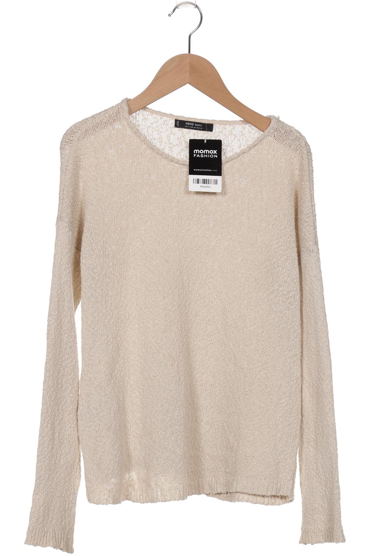 

Mango Damen Pullover, beige, Gr. 36