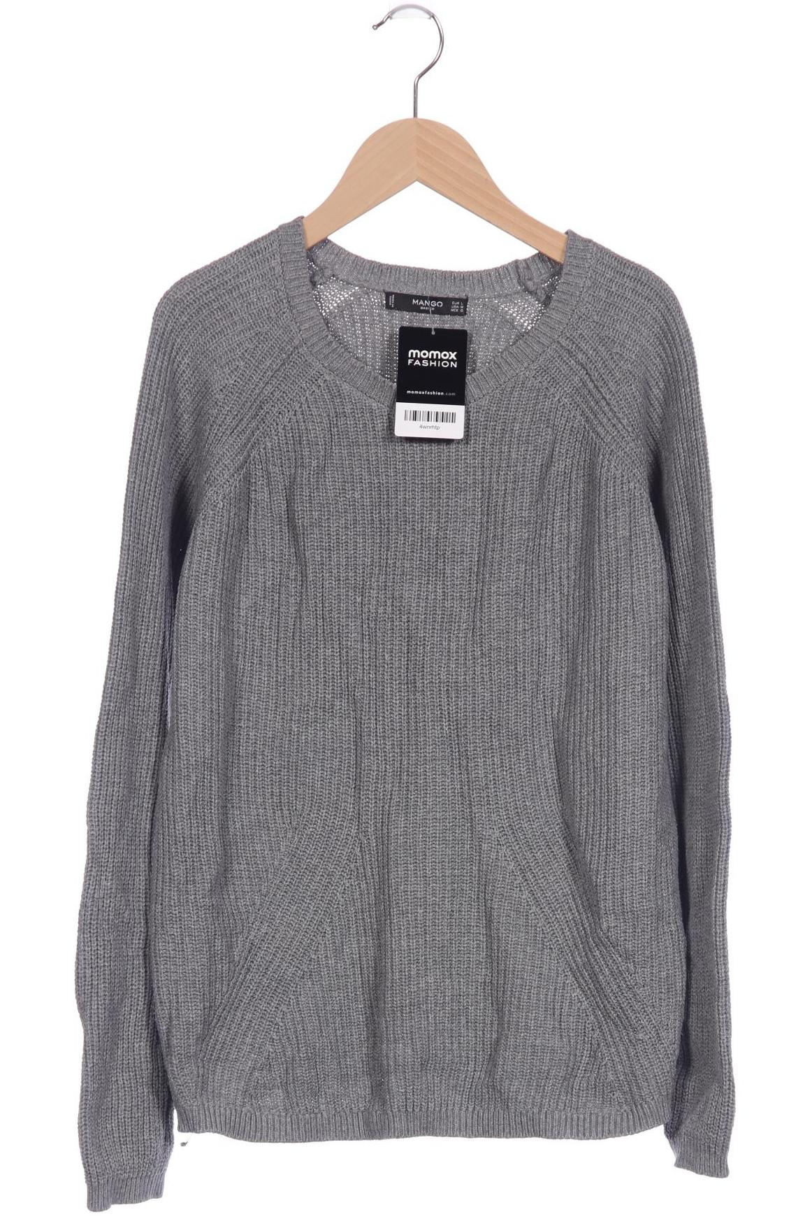 

Mango Damen Pullover, grau, Gr. 42