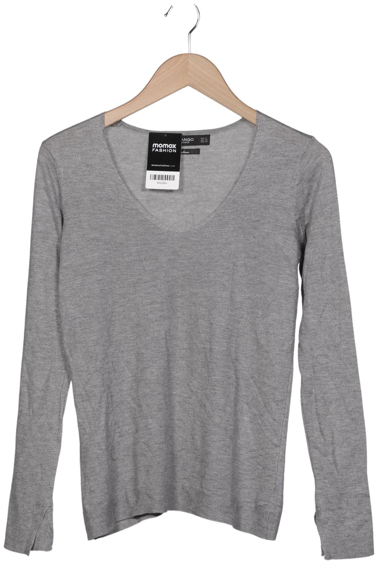

Mango Damen Pullover, grau, Gr. 36