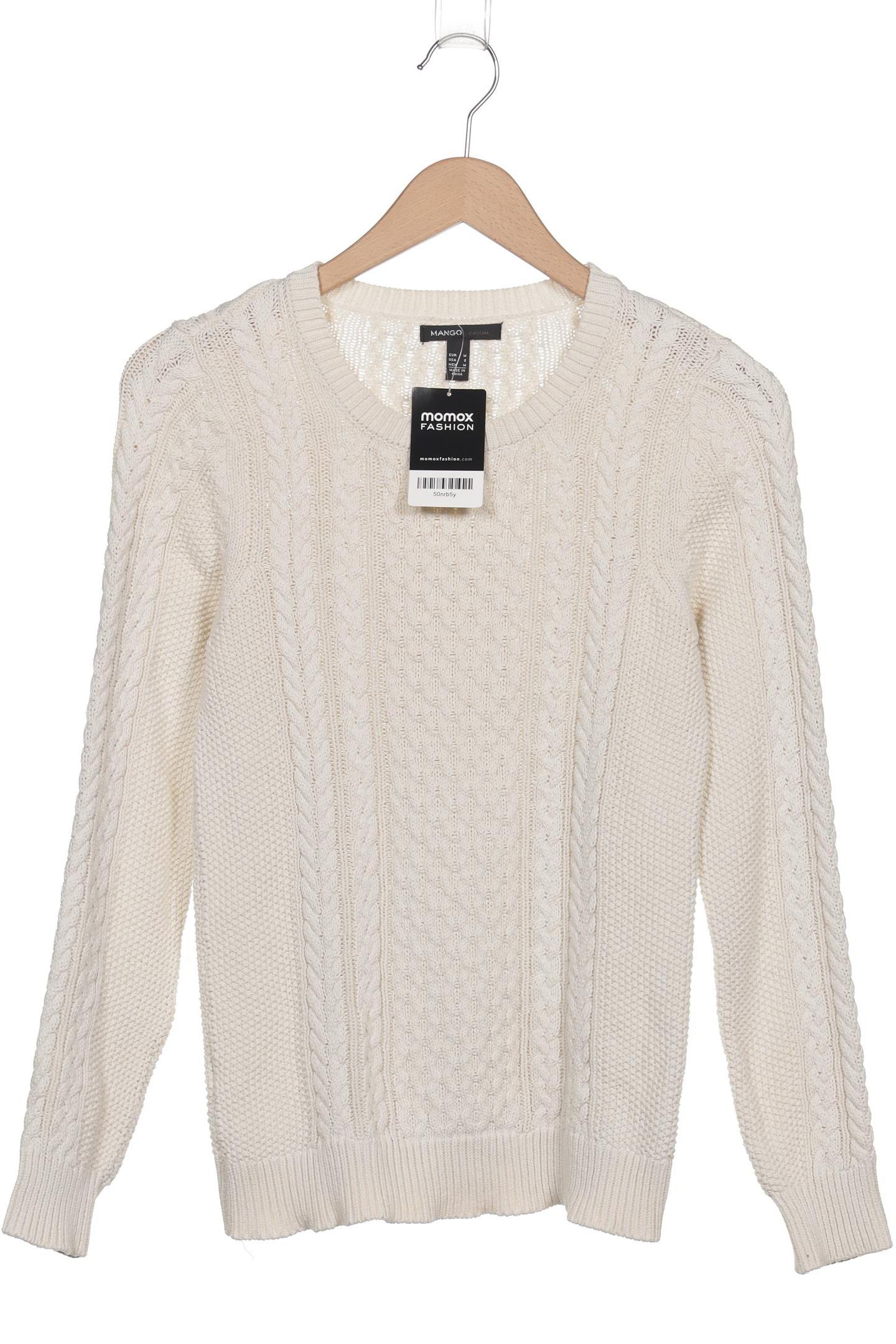 

Mango Damen Pullover, beige, Gr. 38