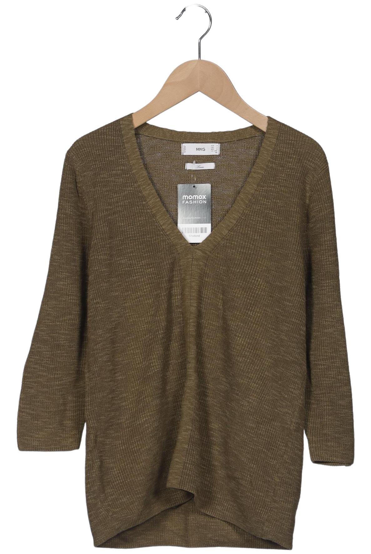 

Mango Damen Pullover, grün, Gr. 38