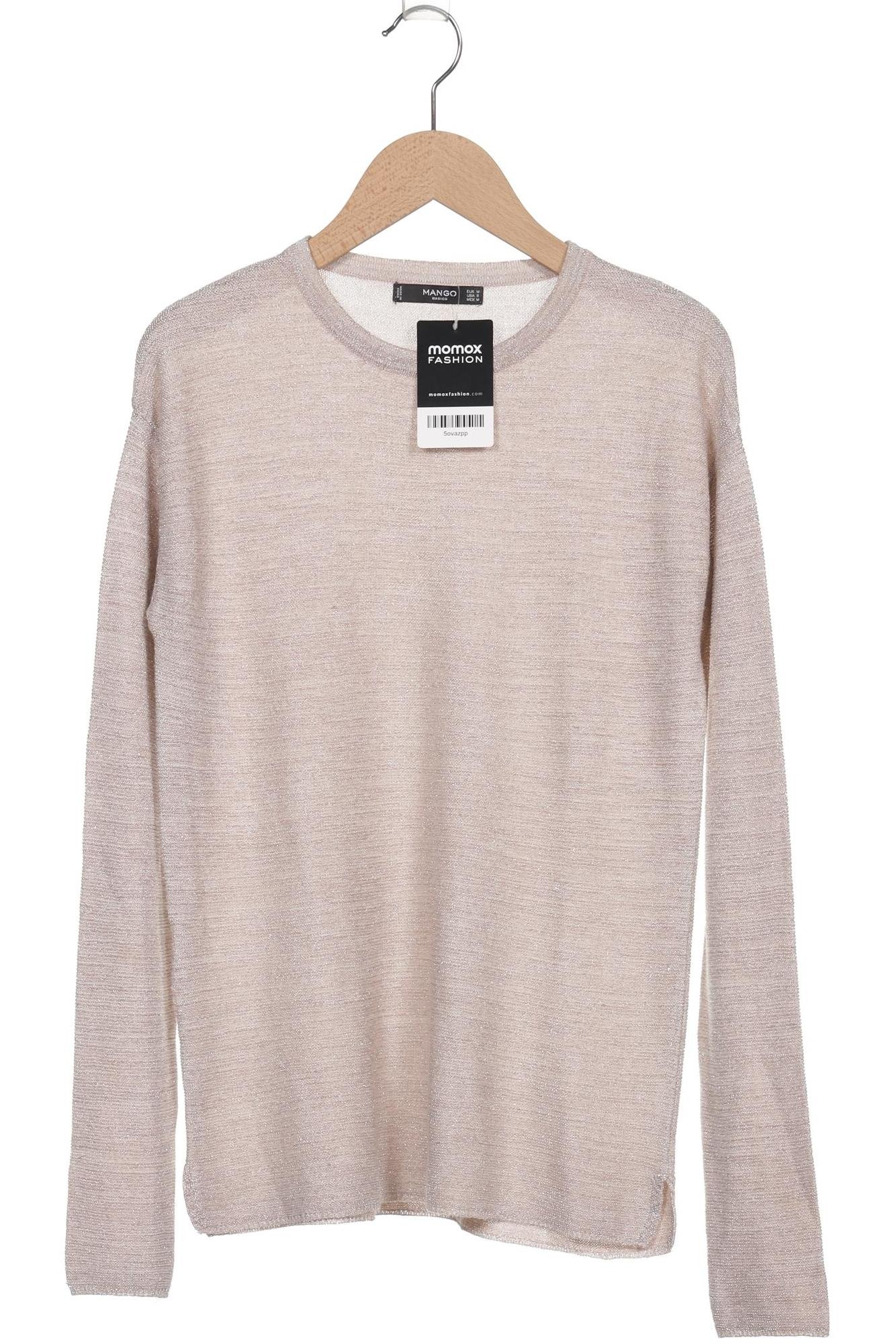 

Mango Damen Pullover, beige, Gr. 38