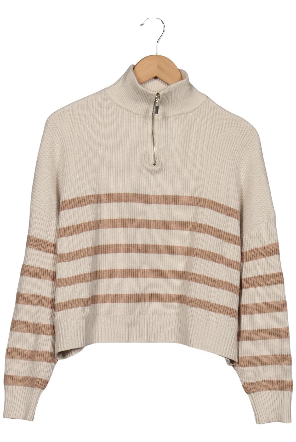 

Mango Damen Pullover, beige, Gr. 36