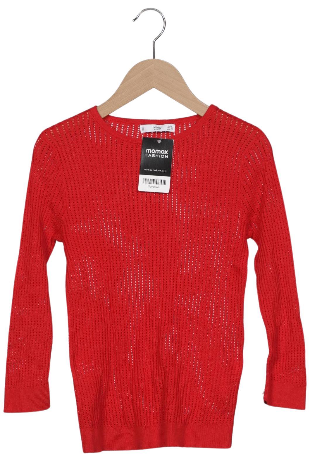 

Mango Damen Pullover, rot, Gr. 36
