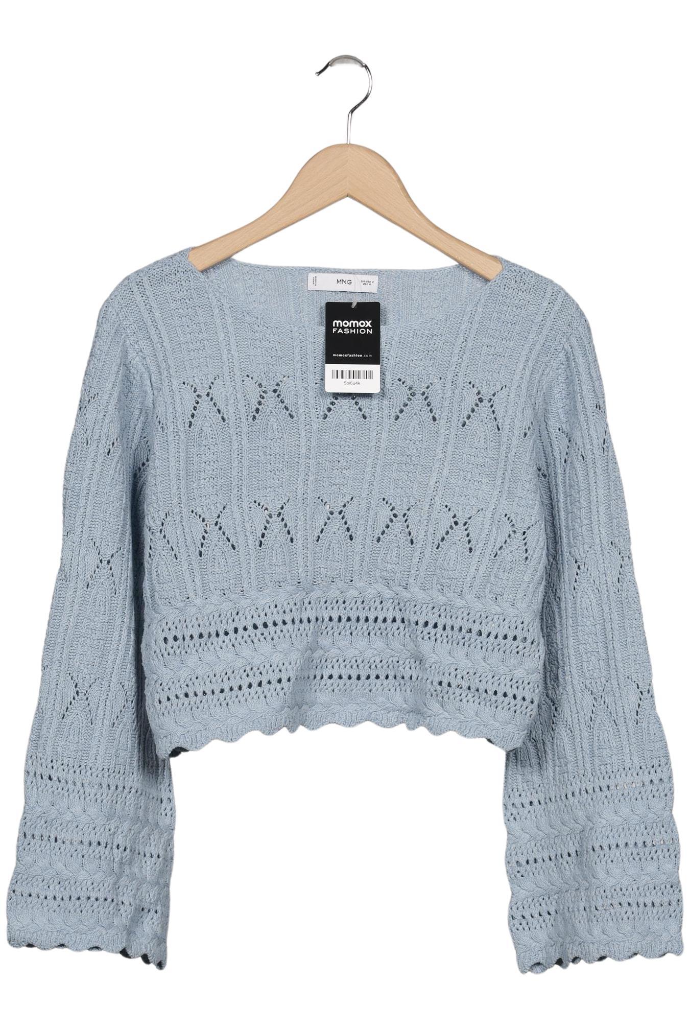 

Mango Damen Pullover, hellblau, Gr. 38