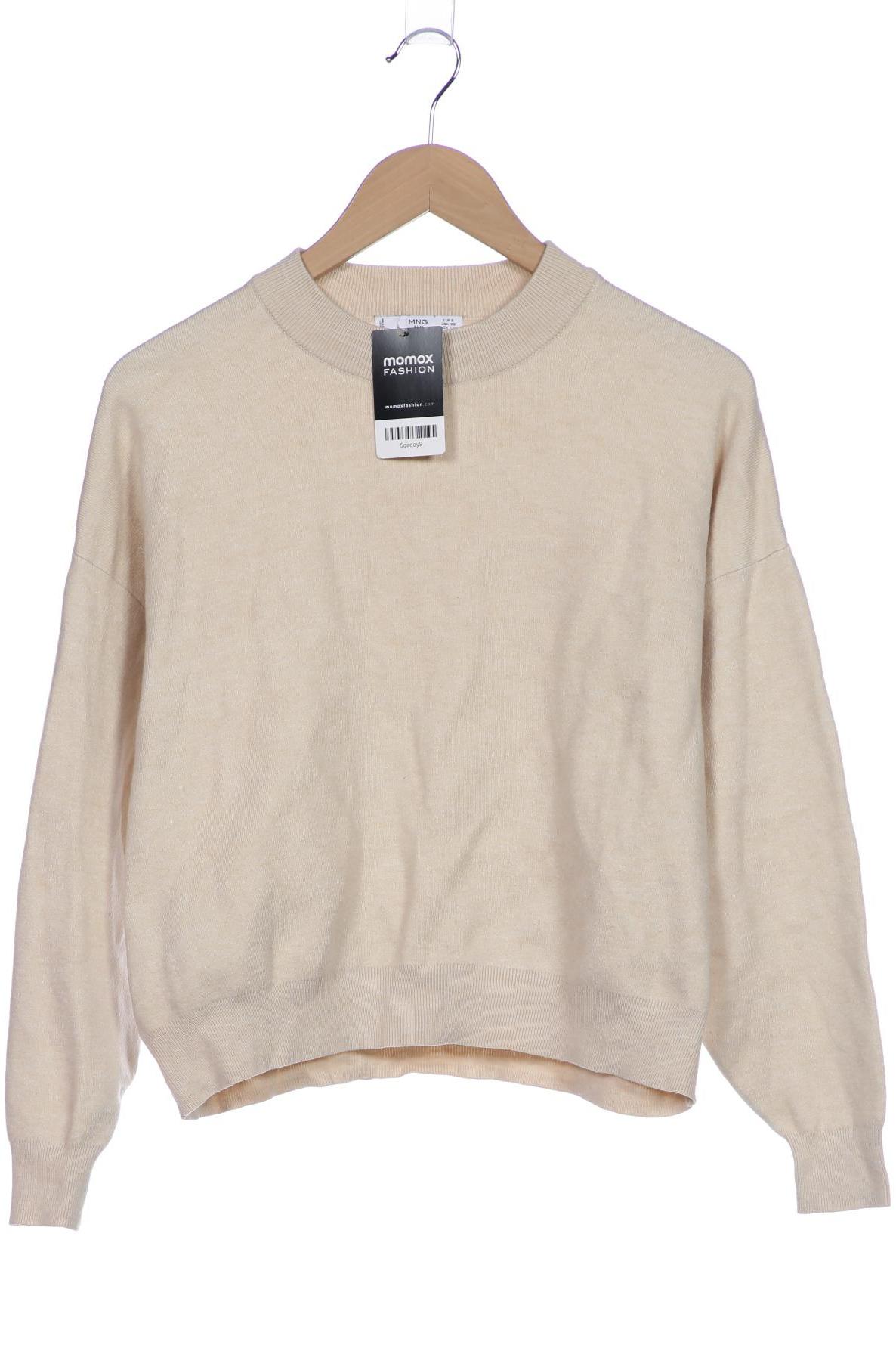 

Mango Damen Pullover, beige, Gr. 36