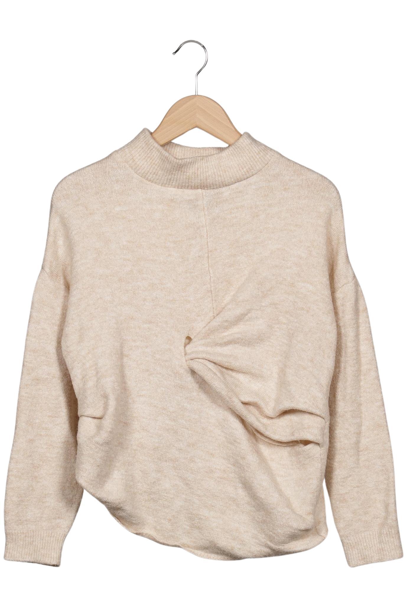 

Mango Damen Pullover, beige, Gr. 8