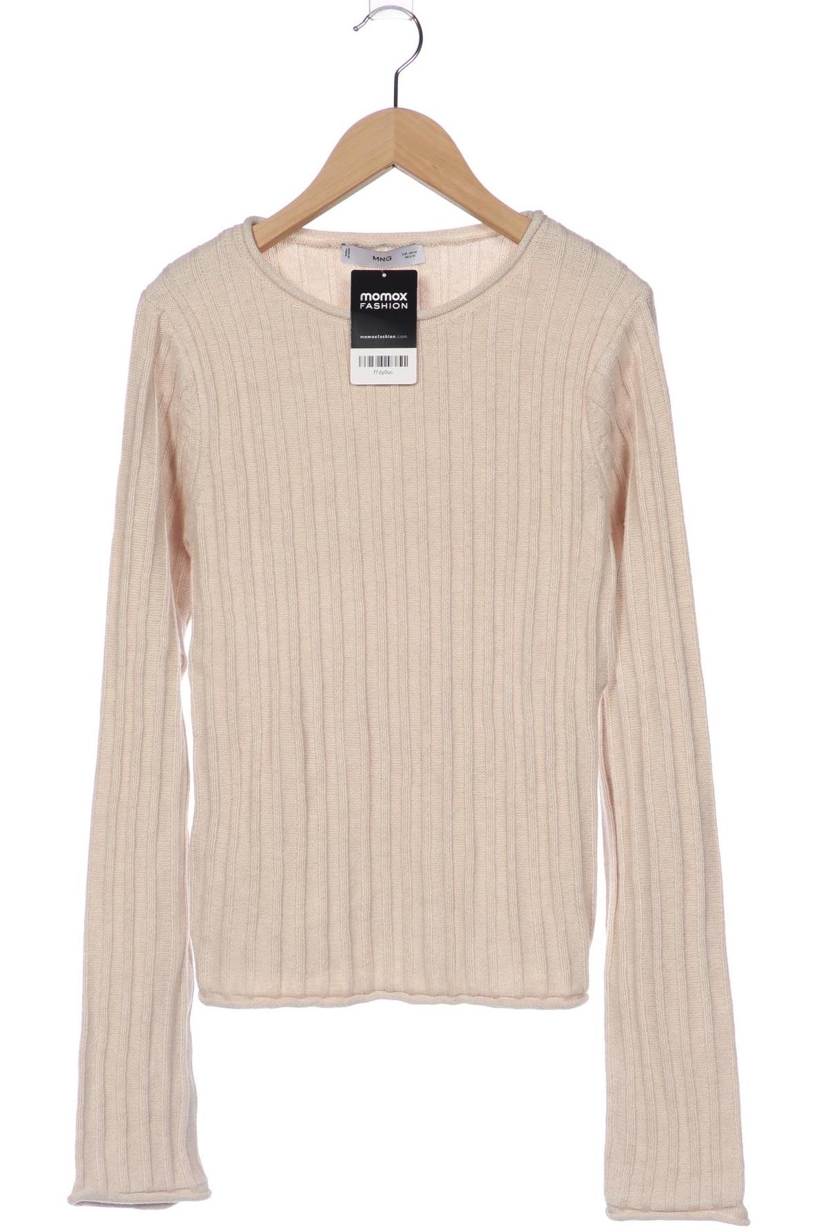 

Mango Damen Pullover, beige, Gr. 38