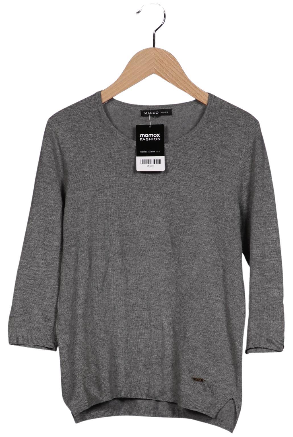 

Mango Damen Pullover, grau, Gr. 38