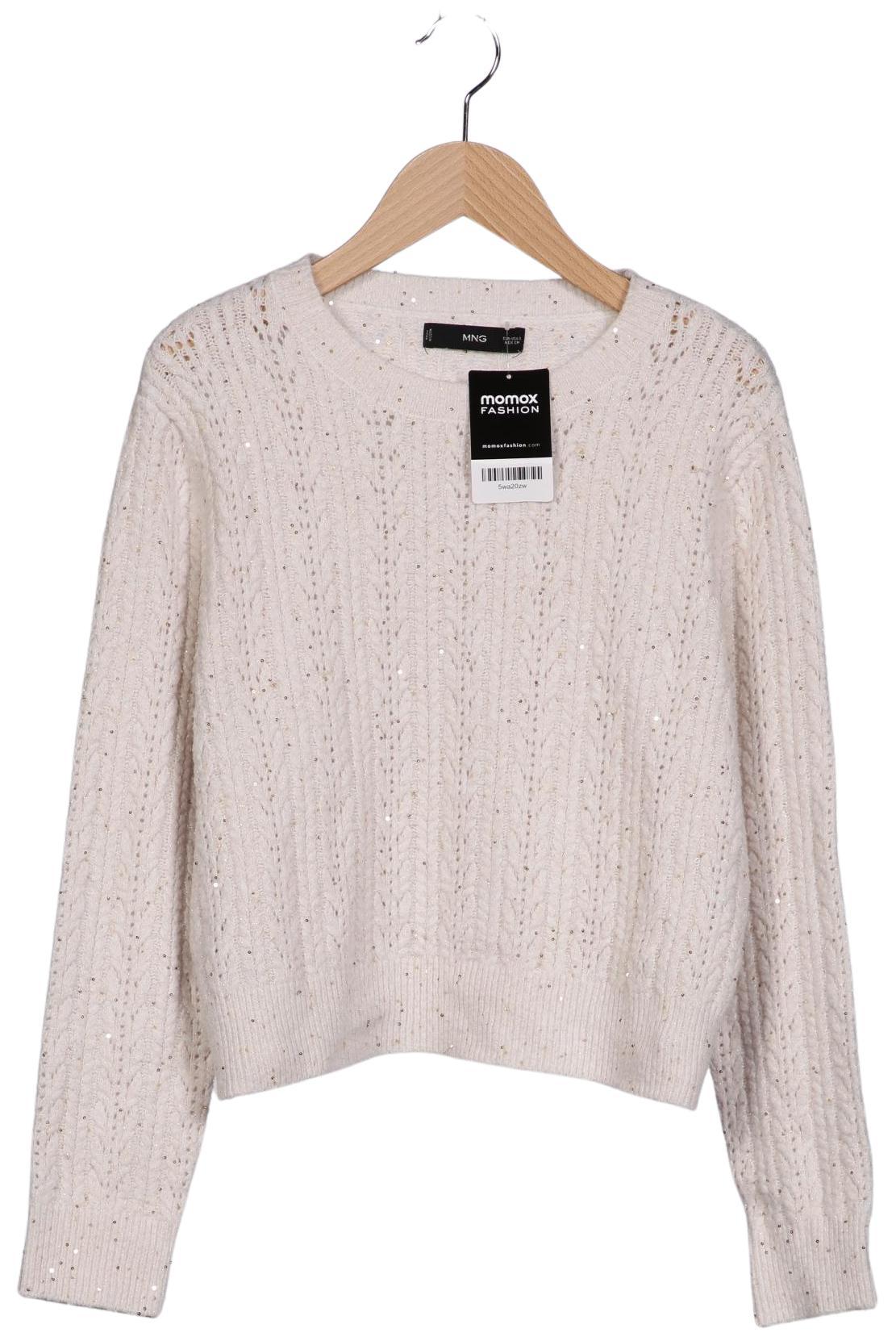 

Mango Damen Pullover, cremeweiß, Gr. 36