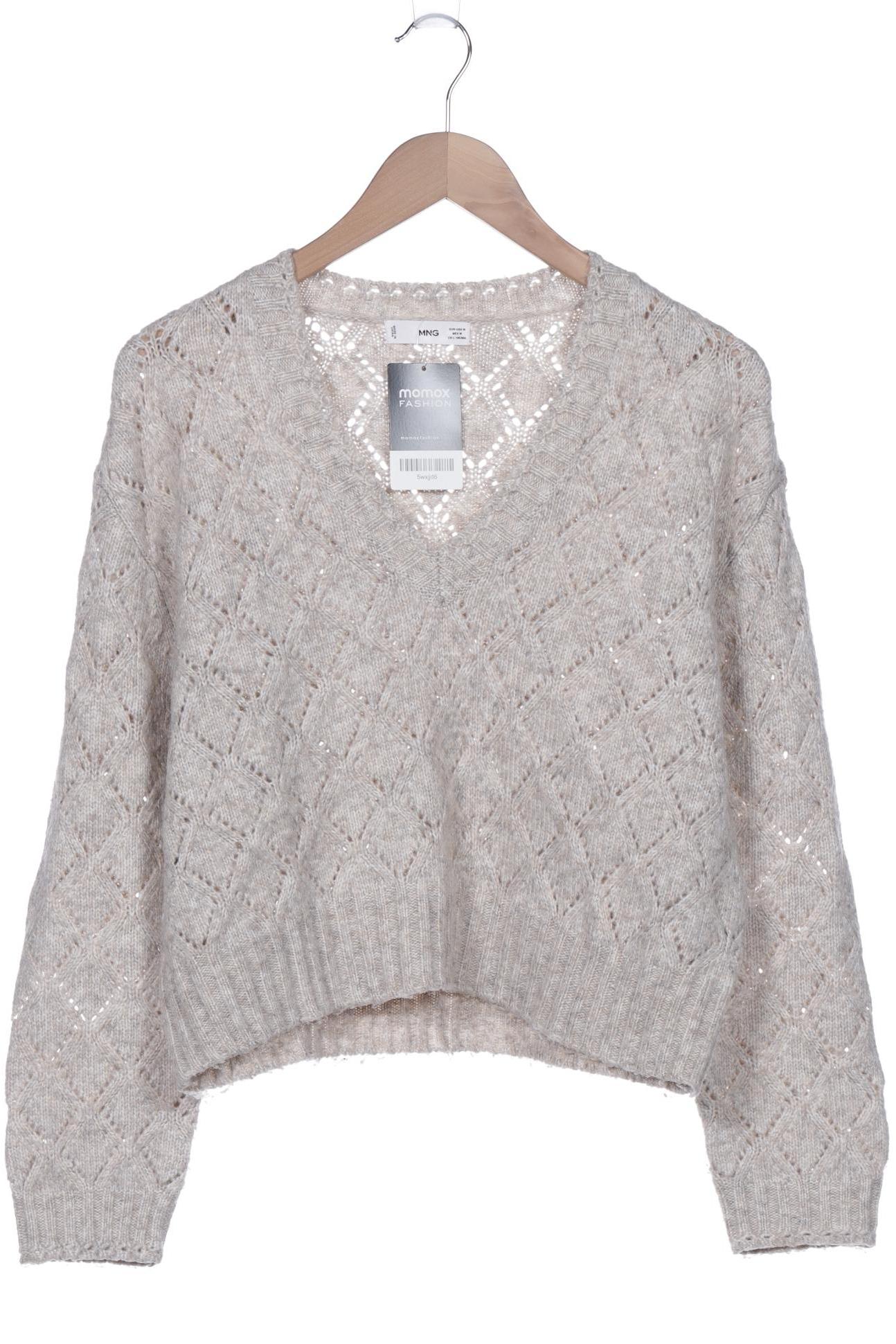 

Mango Damen Pullover, grau, Gr. 38