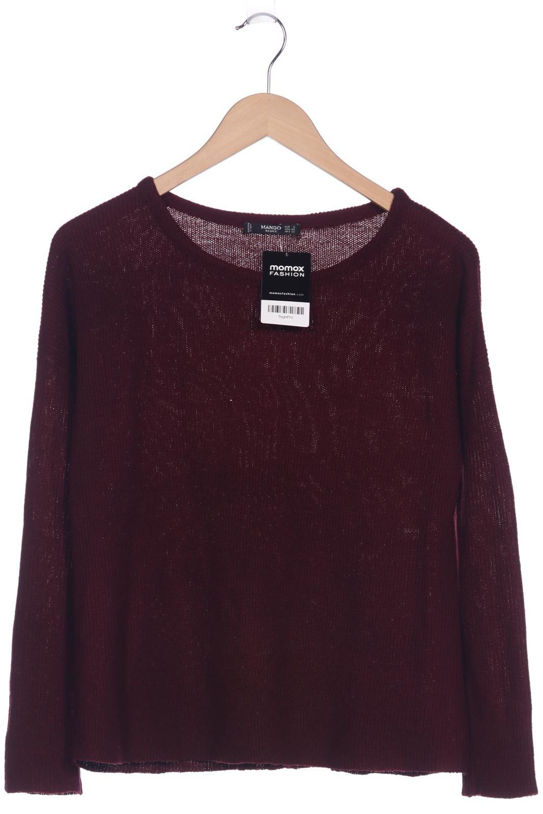 

Mango Damen Pullover, bordeaux, Gr. 36