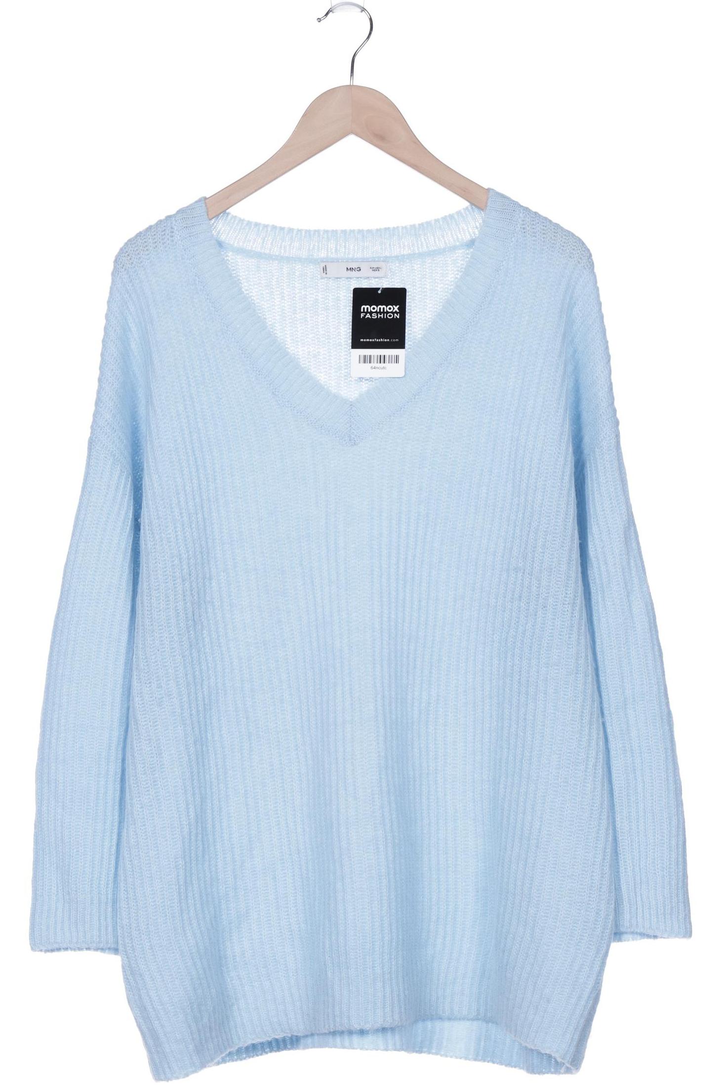 

Mango Damen Pullover, hellblau, Gr. 42
