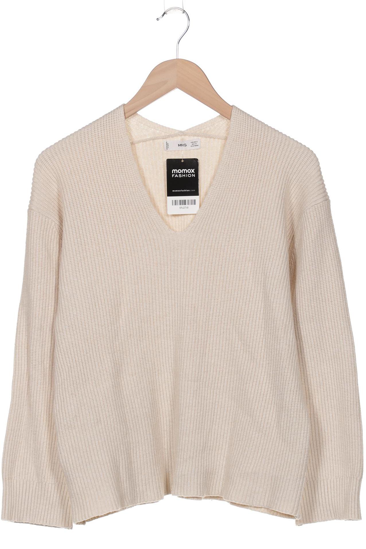 

Mango Damen Pullover, beige, Gr. 36